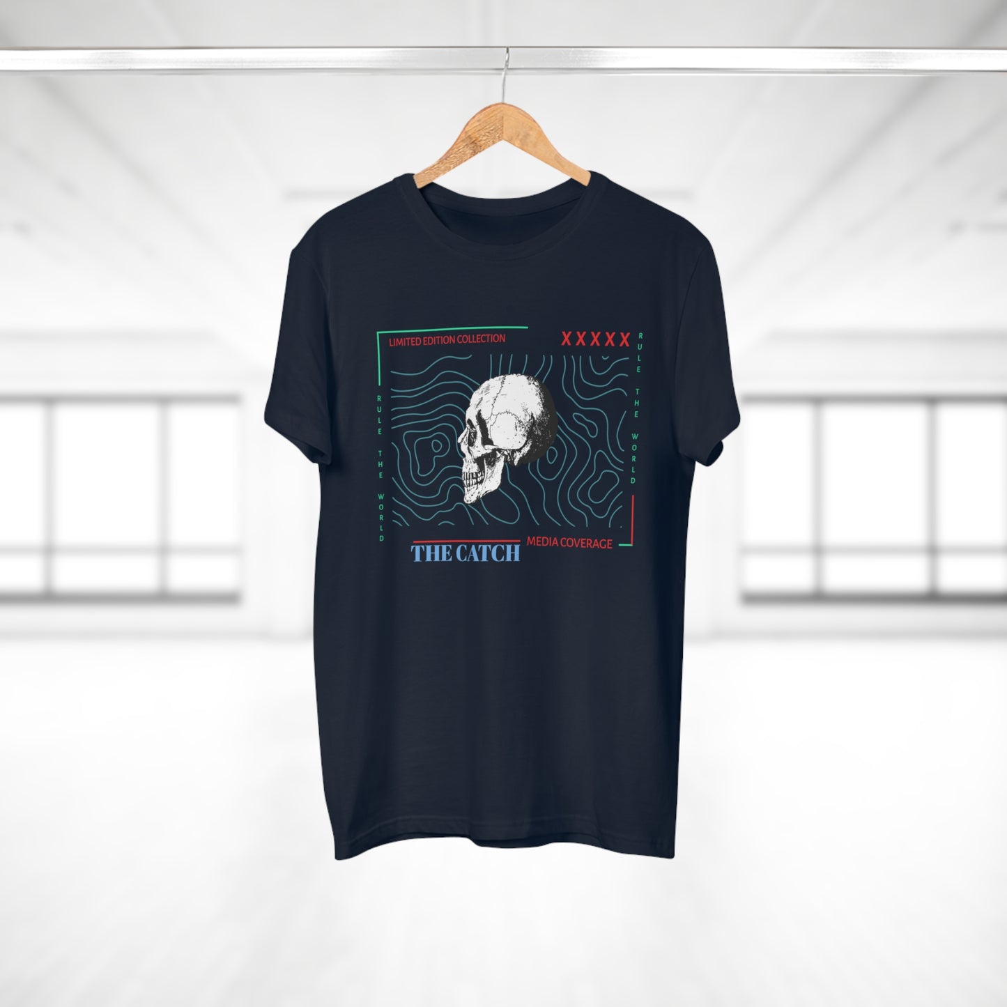 Limited Edition Skull Graphic Men's T-Shirt - The Catch Media Coverage