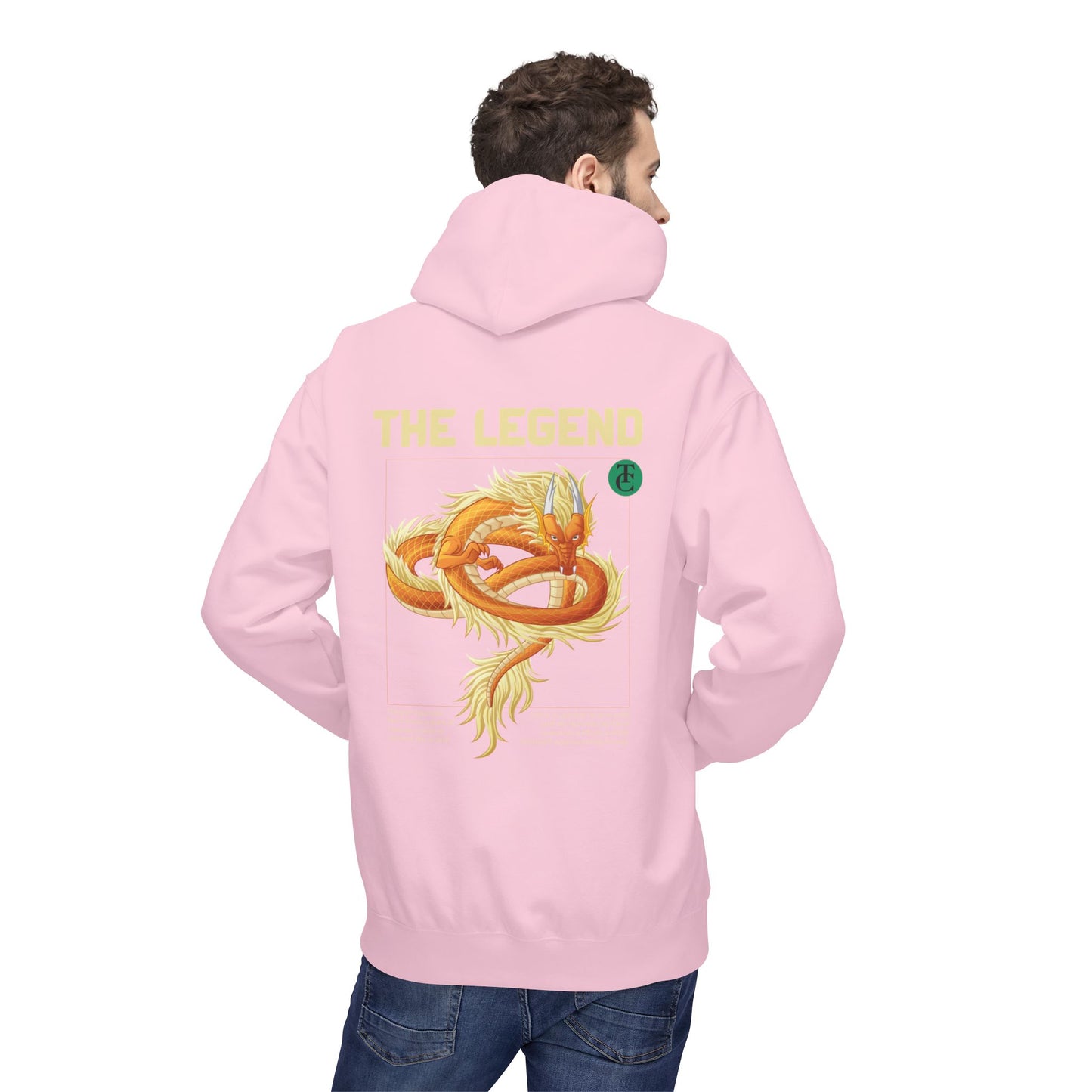 The Legend Dragon Hoodie - Midweight Softstyle Fleece
