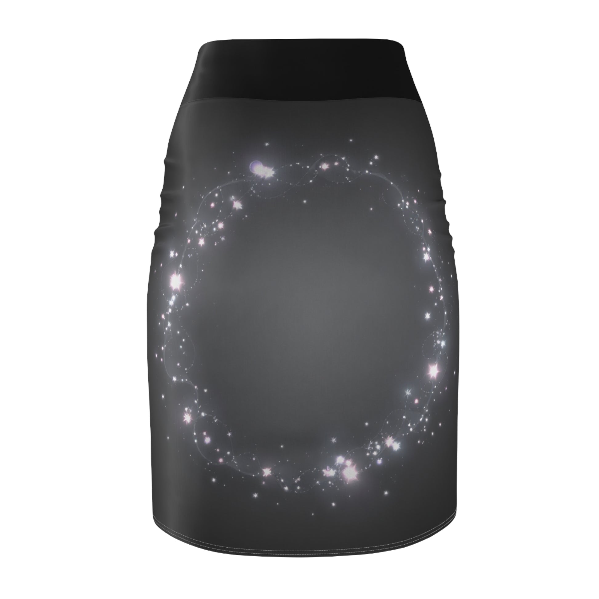 Celestial Print Women's Pencil Skirt, Galaxy Design Skirt, Stylish Office Wear, Night Out Fashion, Unique Gift for Her - THE CATCH