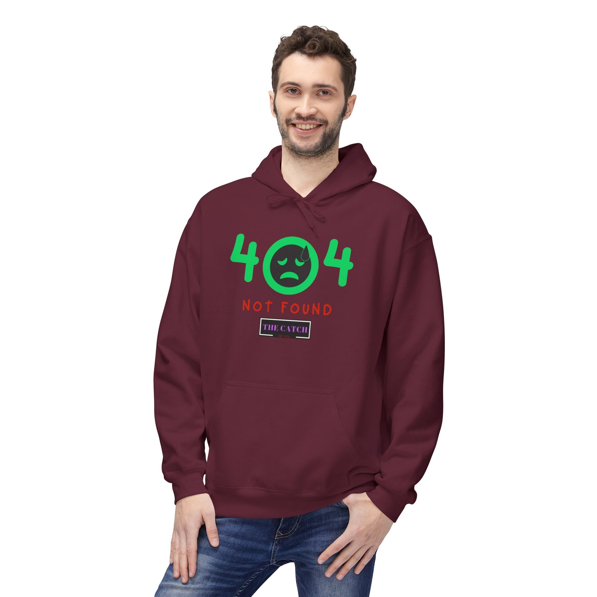 404 Not Found Softstyle Fleece Hoodie - THE CATCH