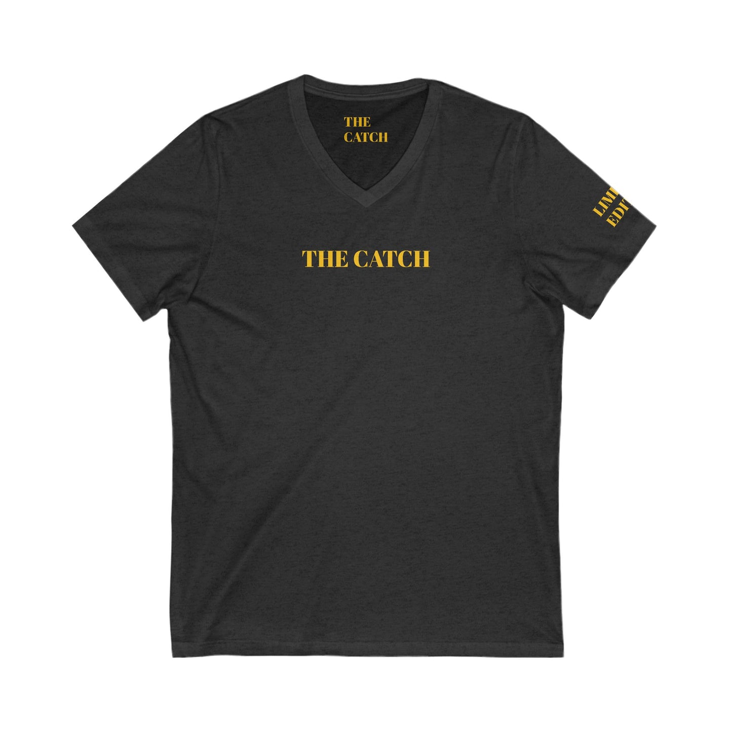 Unisex Jersey Short Sleeve V-Neck Tee - THE CATCH