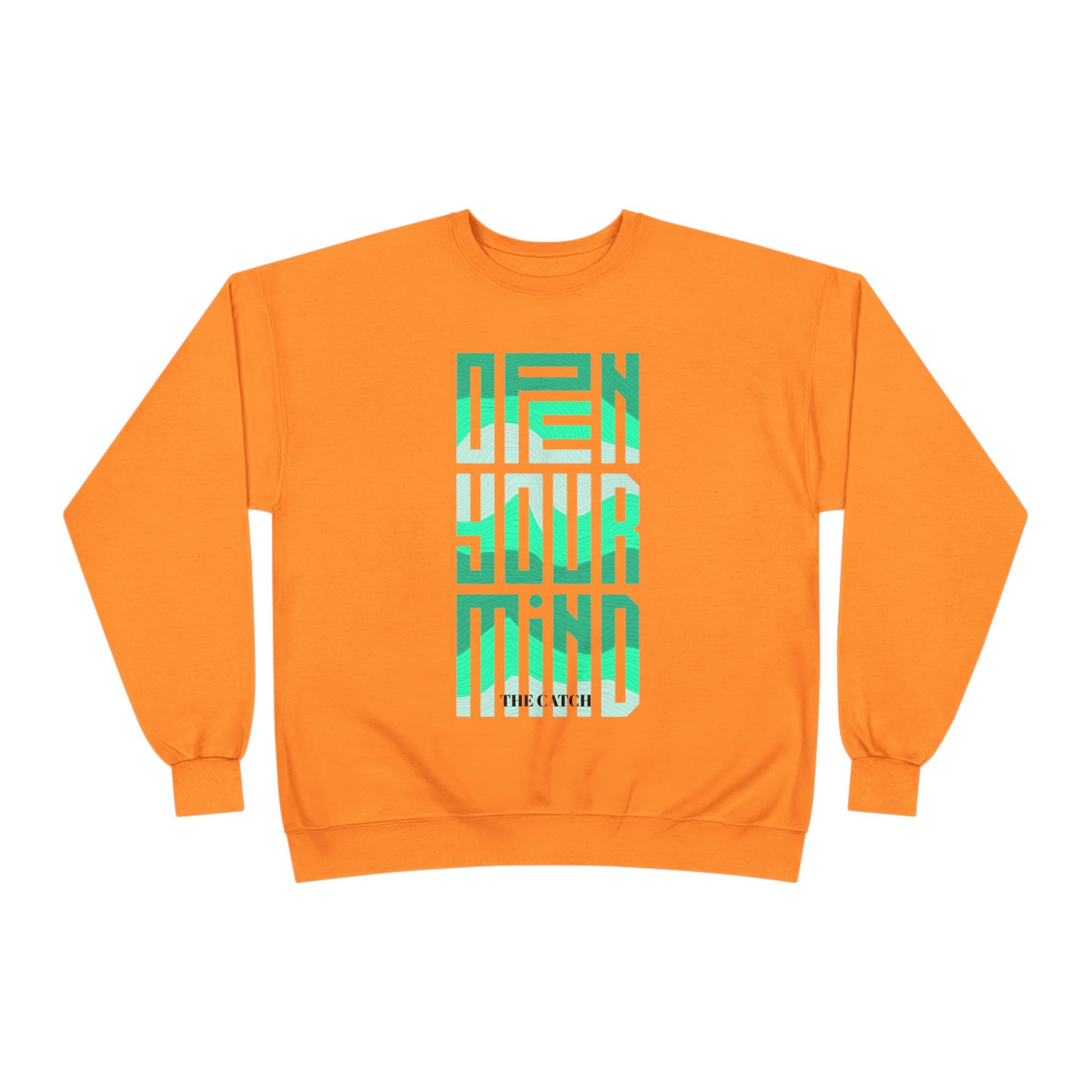 Open Your Mind Eco-Friendly Sweatshirt | Minimalist Graphic Crewneck - THE CATCH