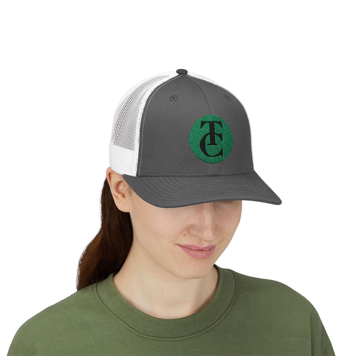Sparkling Green Logo Snapback Trucker Cap - Ideal for Outdoor Adventures, Casual Outfits, and Unique Gifts, Stylish Baseball Hat, [...] - THE CATCH