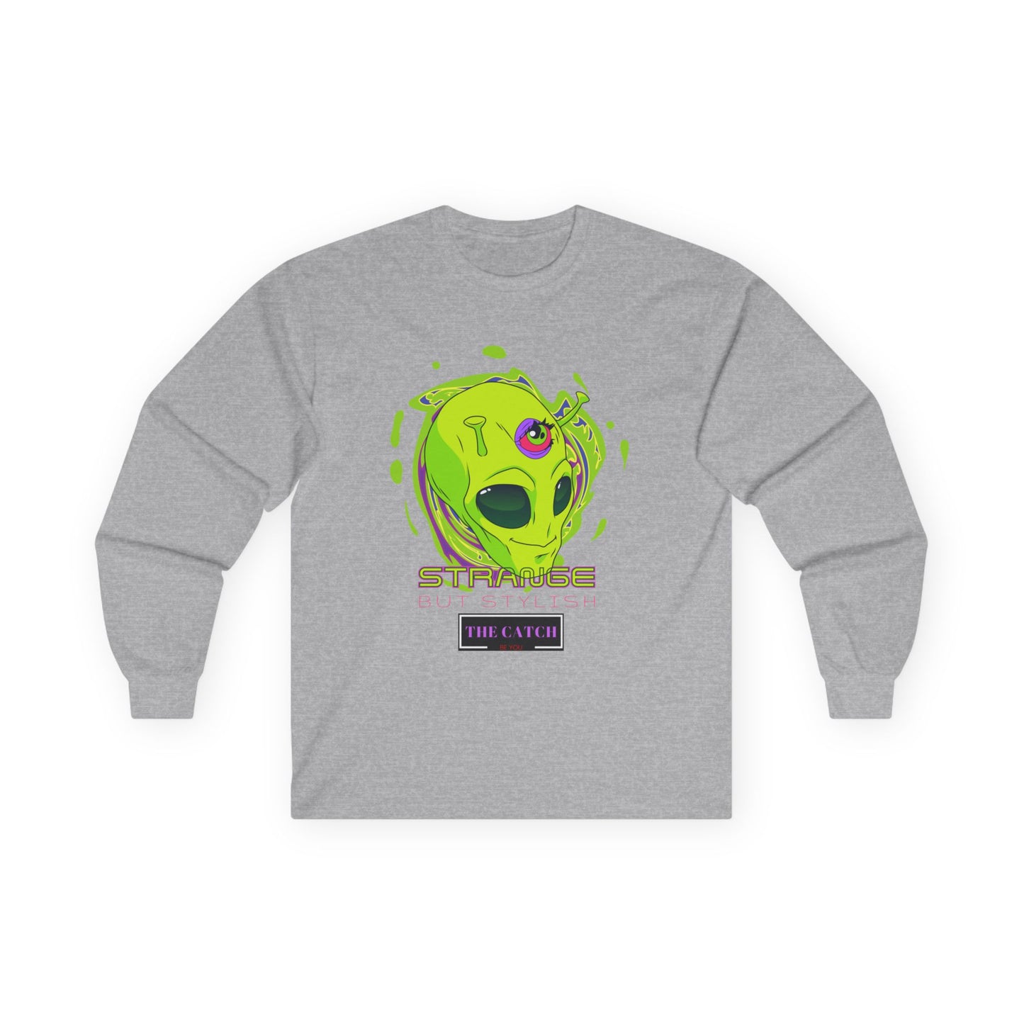 Strange but Stylish Long Sleeve Tee - Fun Cotton Tee for Casual Wear - THE CATCH