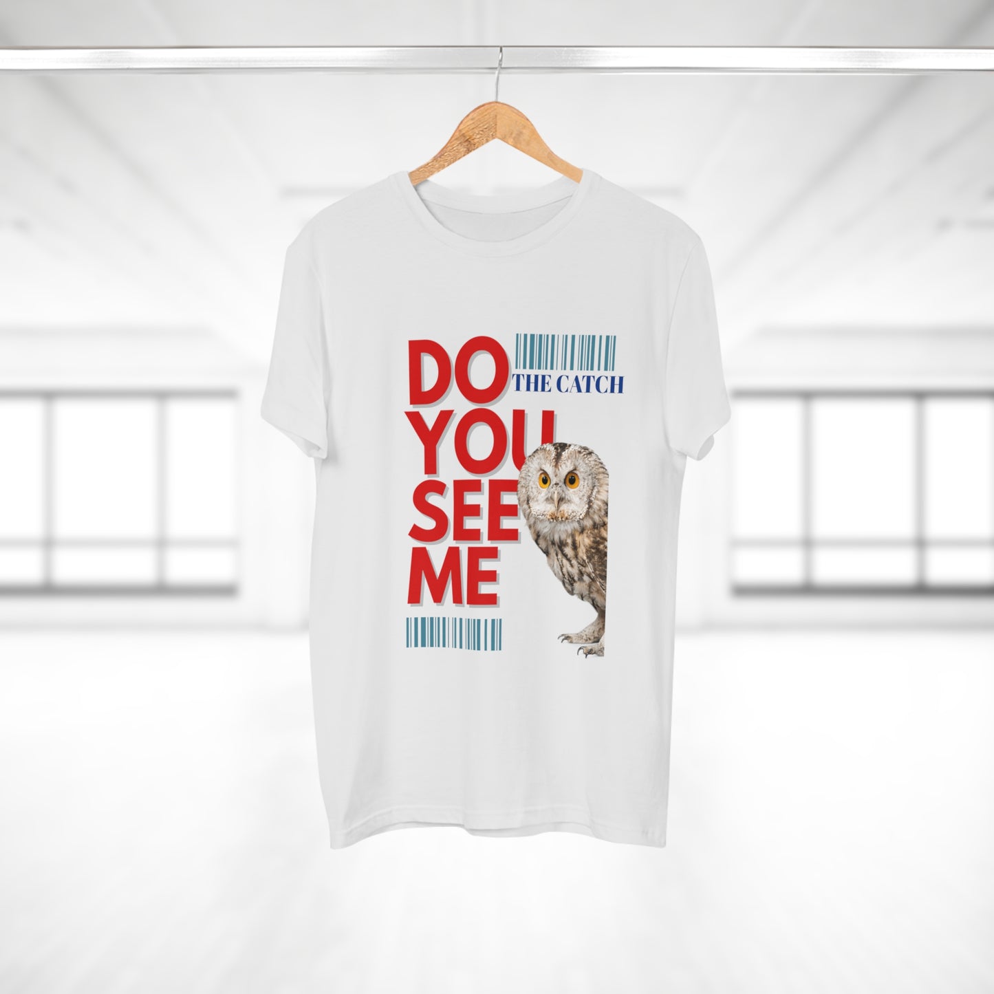 Funny Owl T-Shirt - 'Do You See Me?' Graphic Tee for Nature Lovers