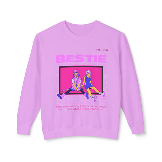 Bestie Crewneck Sweatshirt - True Friends Don't Judge Each Other