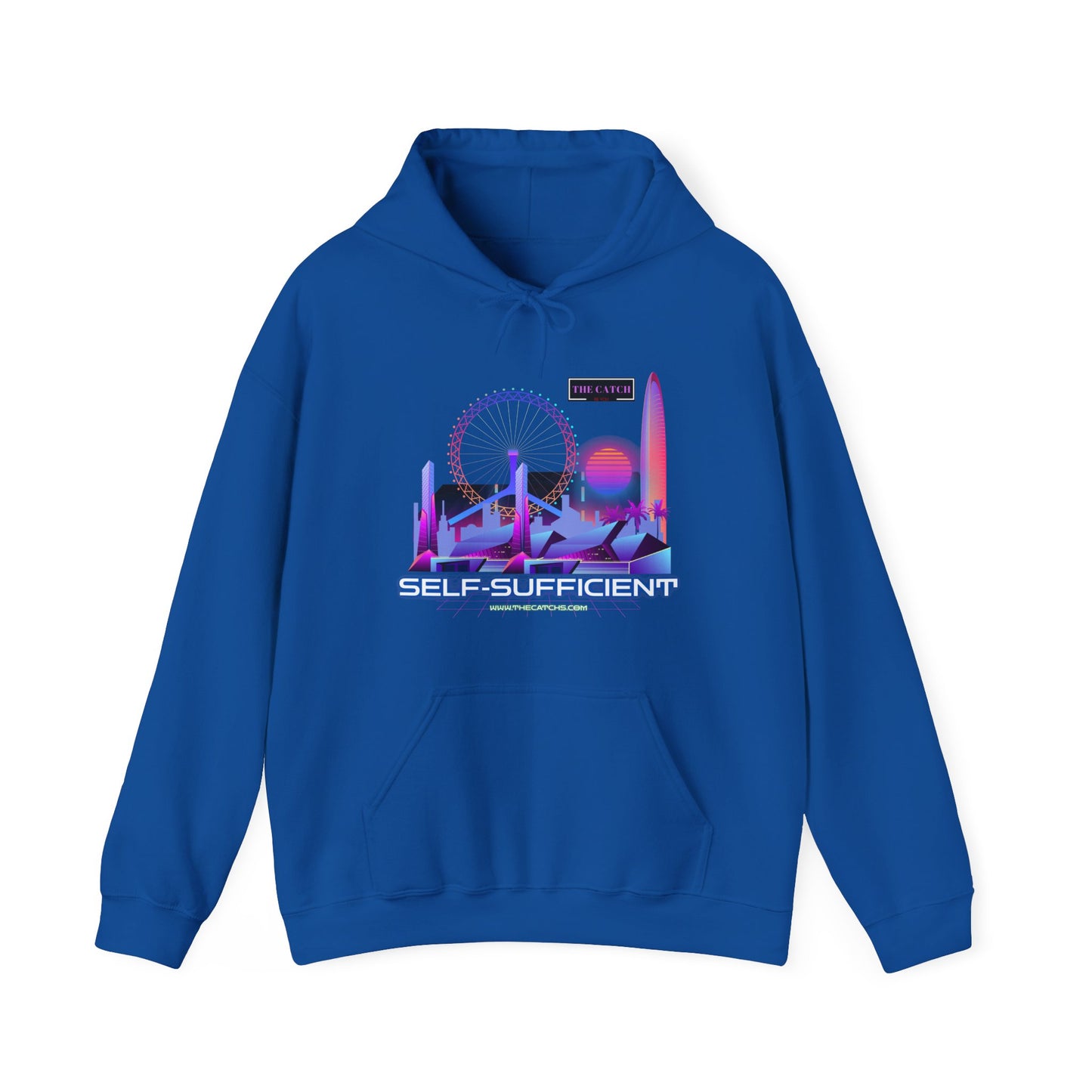 Retro Vibes Hooded Sweatshirt - Comfortable Streetwear, Perfect for Gifts, Relaxed Style, Fashion, Casual Wear - THE CATCH