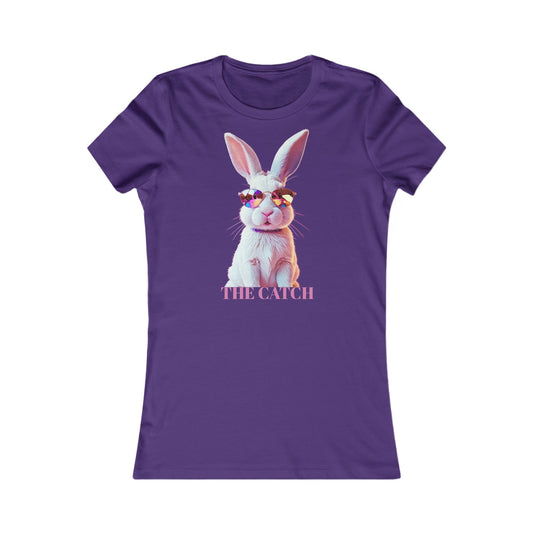 Whimsical Rabbit Graphic Tee - 'The Catch' - THE CATCH