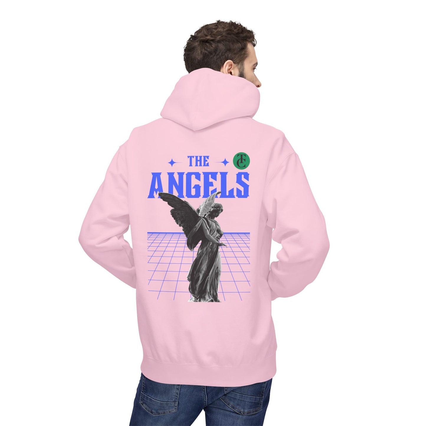 Angels Graphic Hoodie -Midweight Softstyle Fleece for Casual Comfort