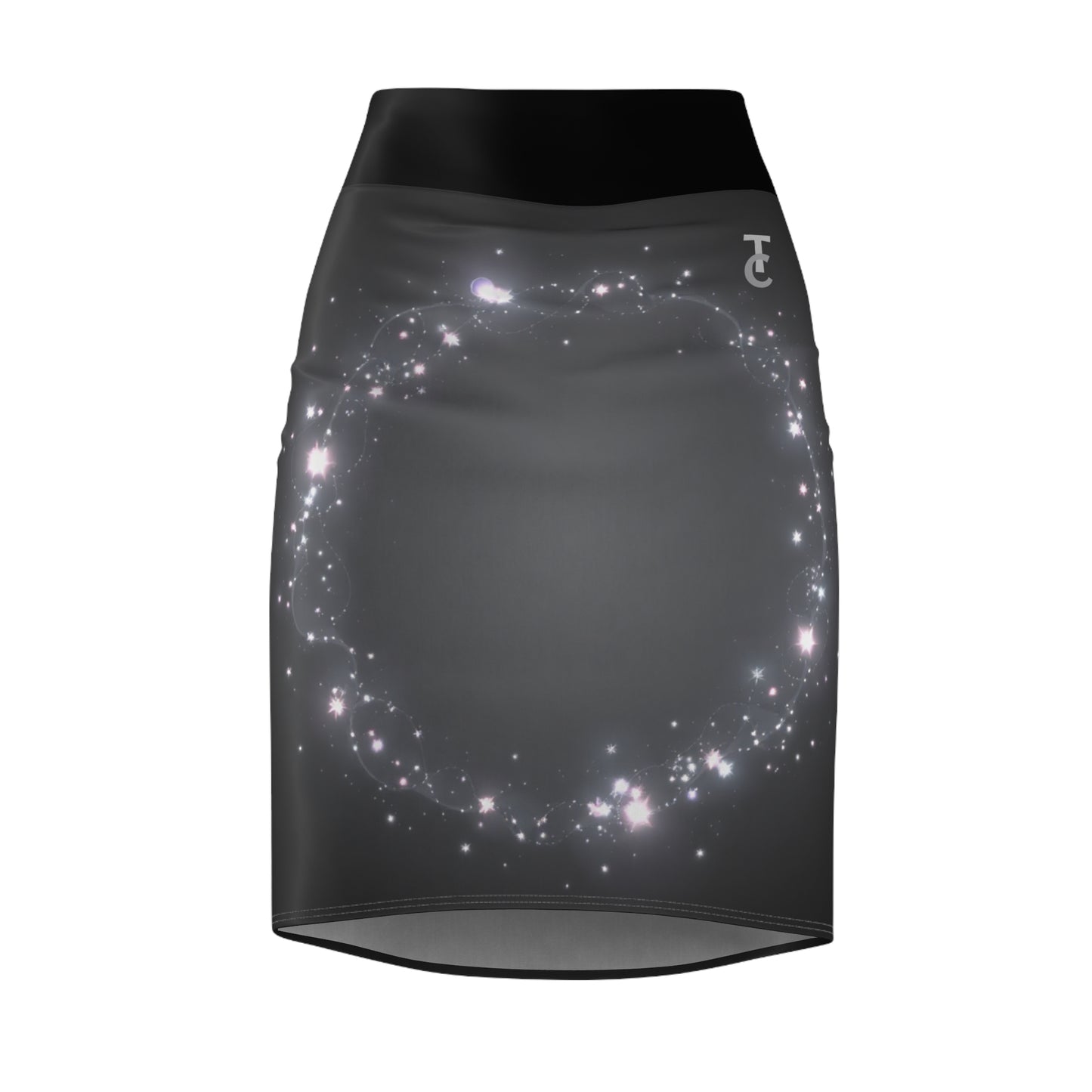 Celestial Print Women's Pencil Skirt, Galaxy Design Skirt, Stylish Office Wear, Night Out Fashion, Unique Gift for Her - THE CATCH