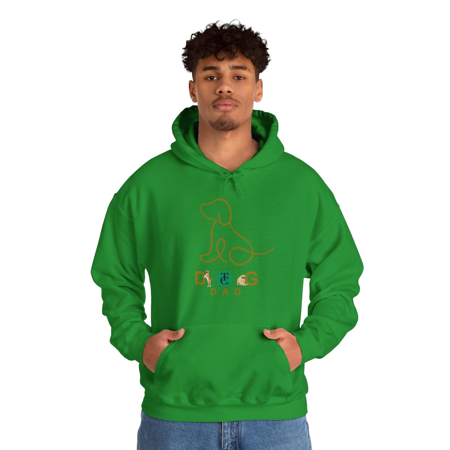 Dog Dad  Hoodie - Cozy Gift for Pet Lovers, Casual Wear, Dog Enthusiast Apparel, Father's Day, Birthday Gift