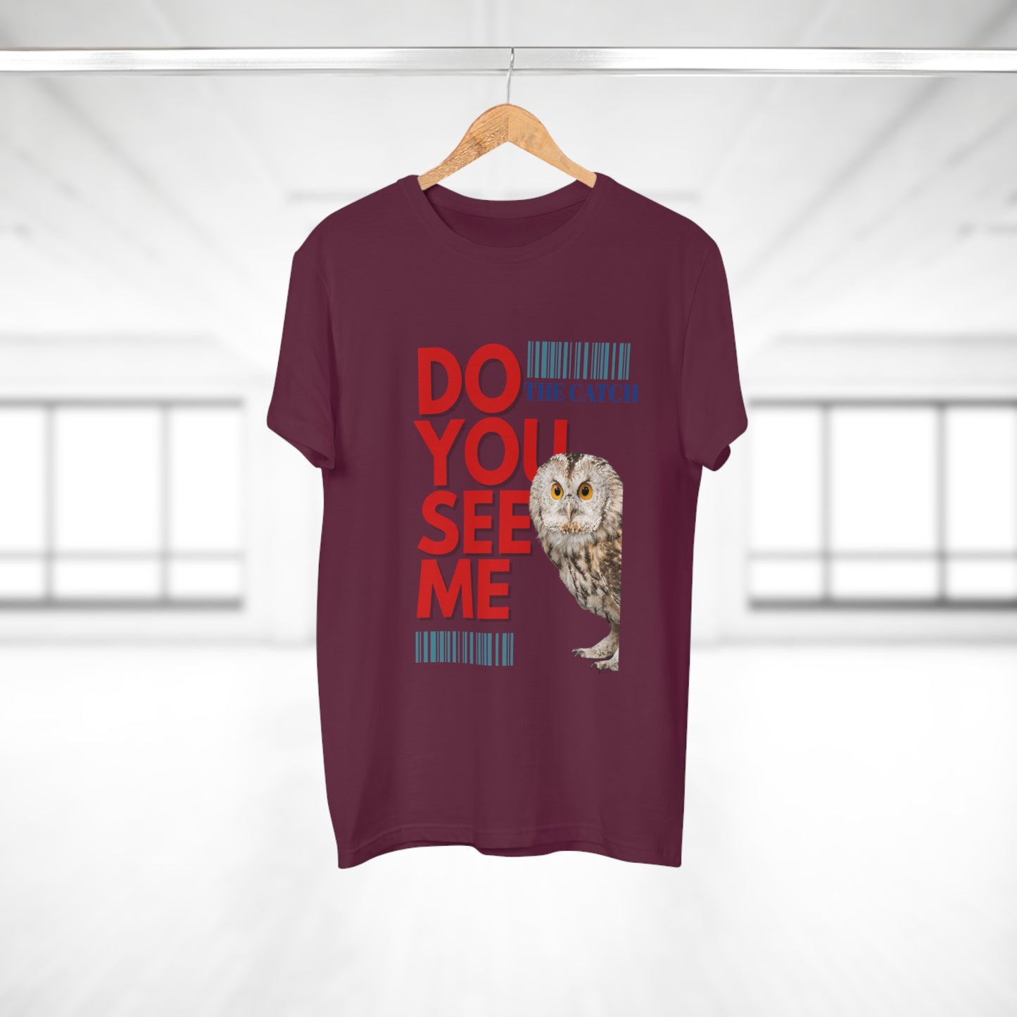 Funny Owl T-Shirt - 'Do You See Me?' Graphic Tee for Nature Lovers