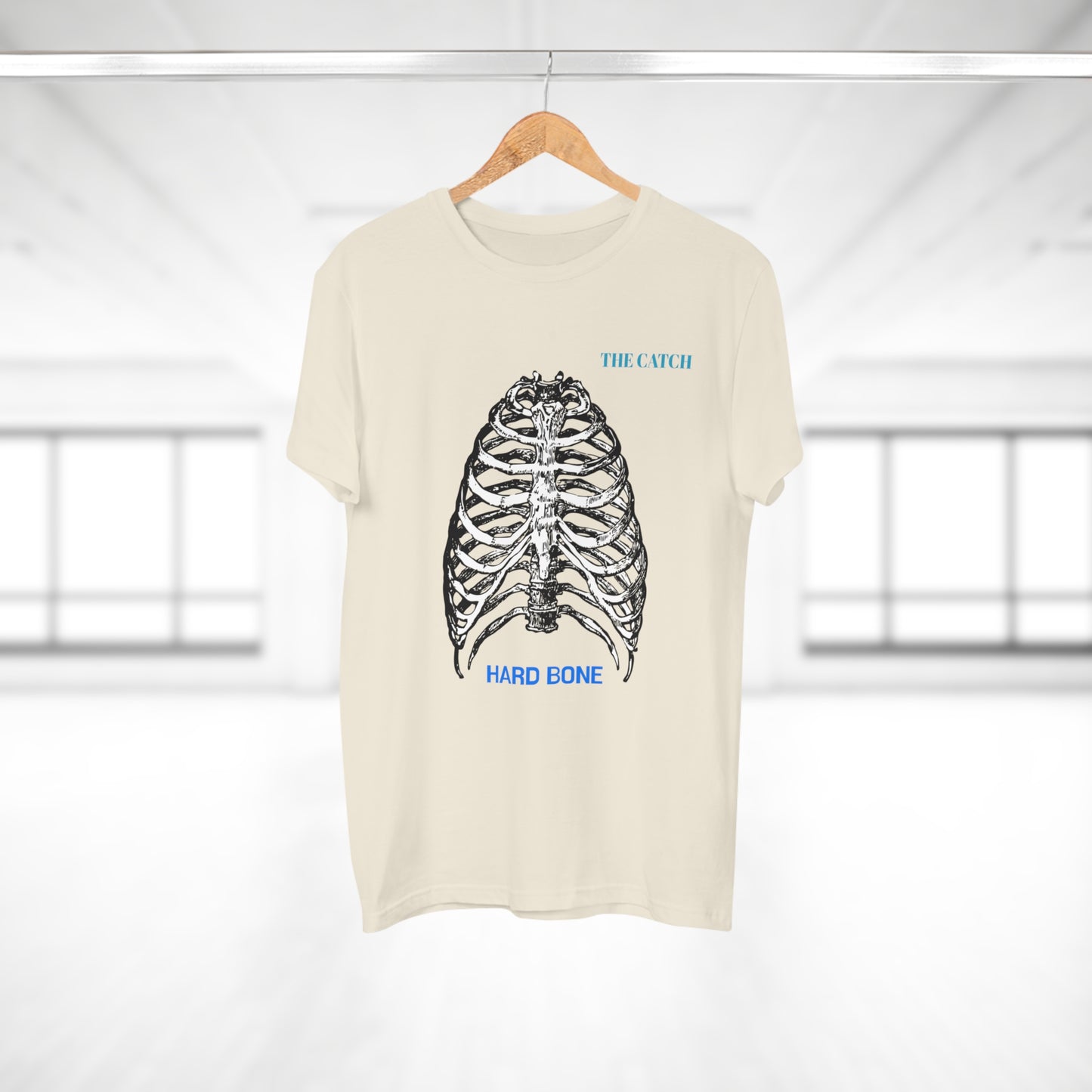 Men's Graphic T-Shirt - "Hard Bone" Rib Cage Design