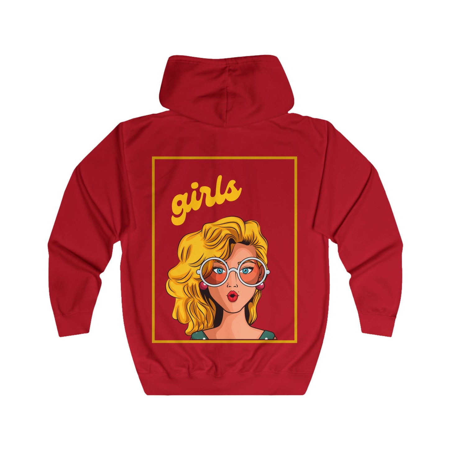 Retro 'THE CATCH' Full Zip Hoodie for Trendy Girls - THE CATCH