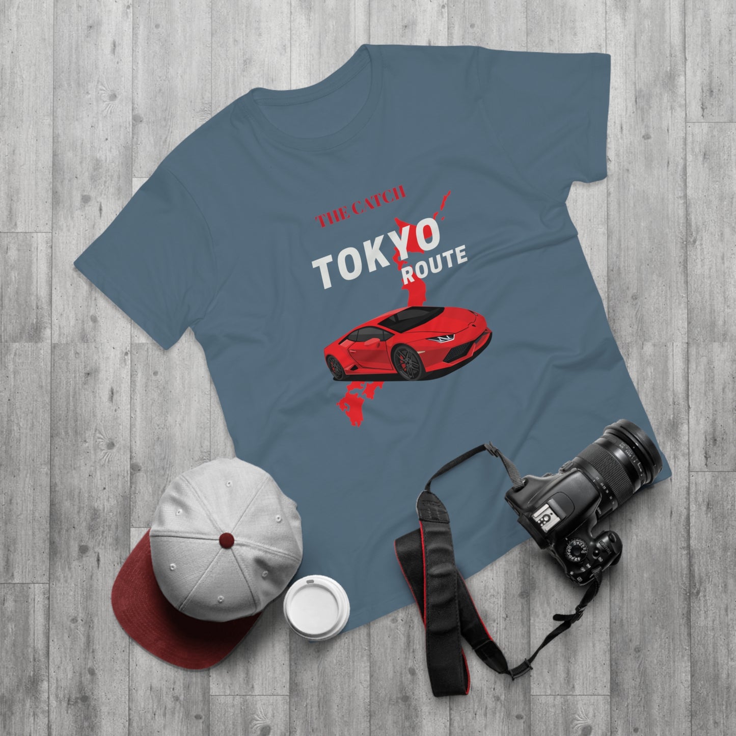 Tokyo Route Men's T-Shirt - Stylish Auto Enthusiast Tee