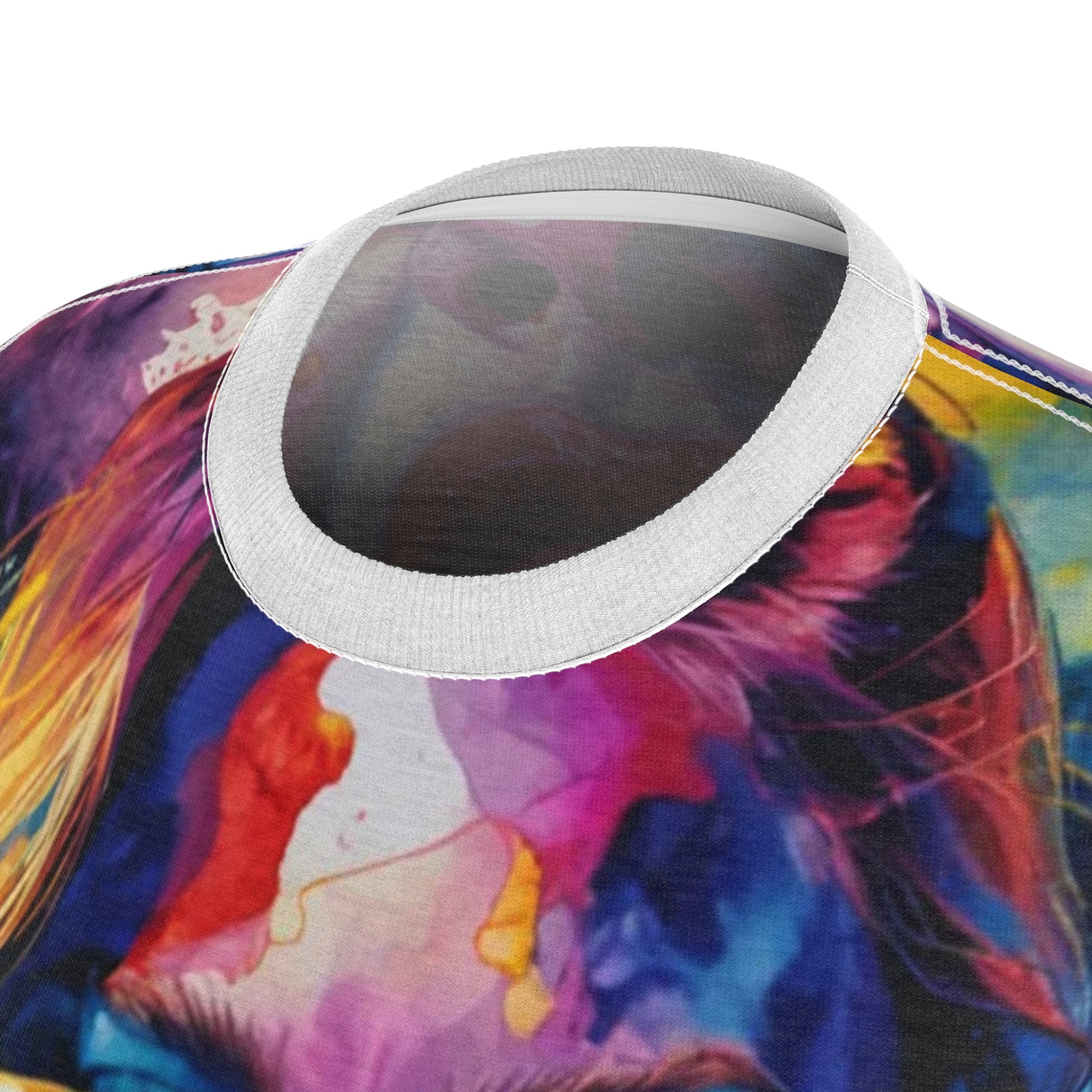 Vibrant Art Print Women&#039;s T-Shirt - Colorful Graphic Tee for Trendsetters - THE CATCH