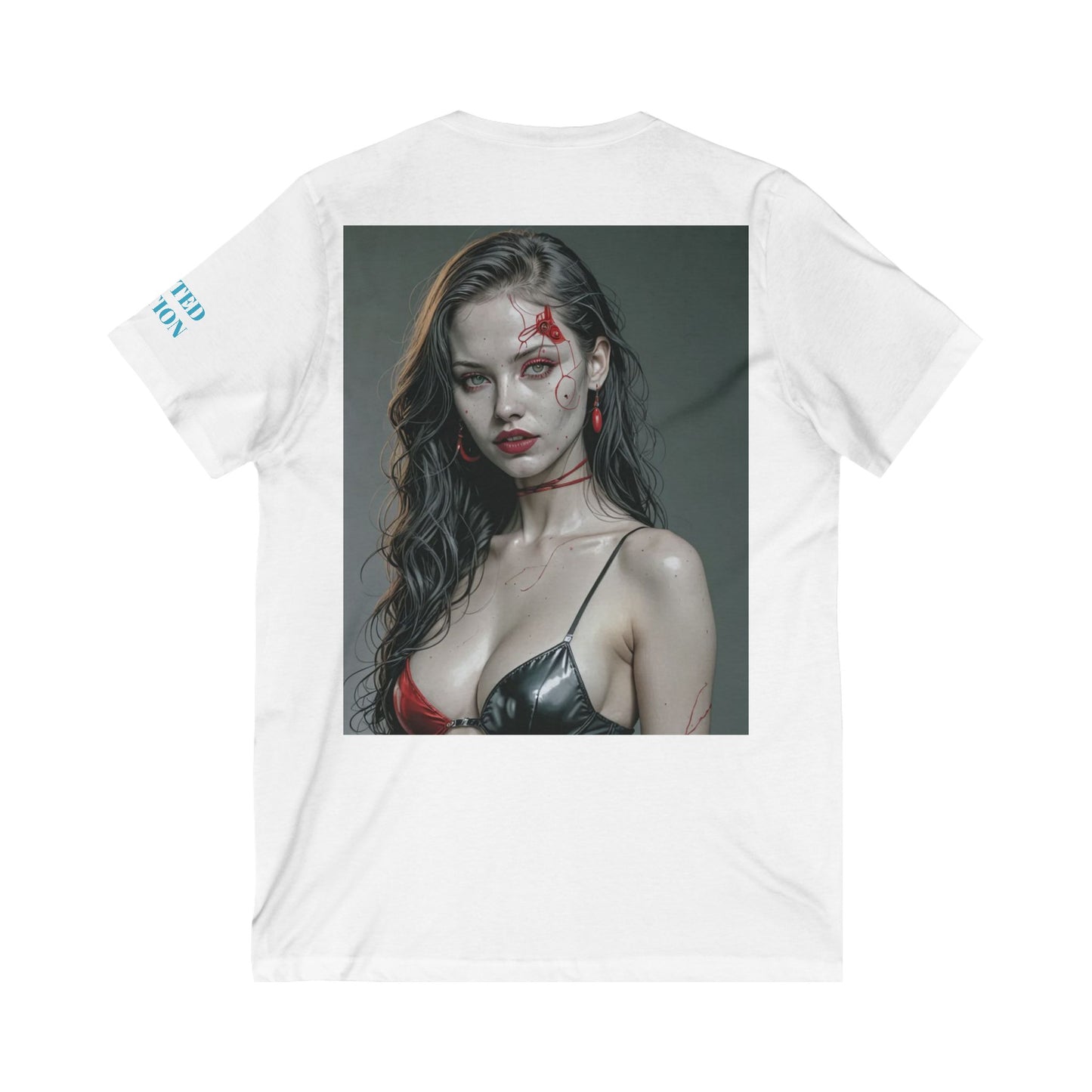 Unisex Jersey Short Sleeve V-Neck Tee - THE CATCH