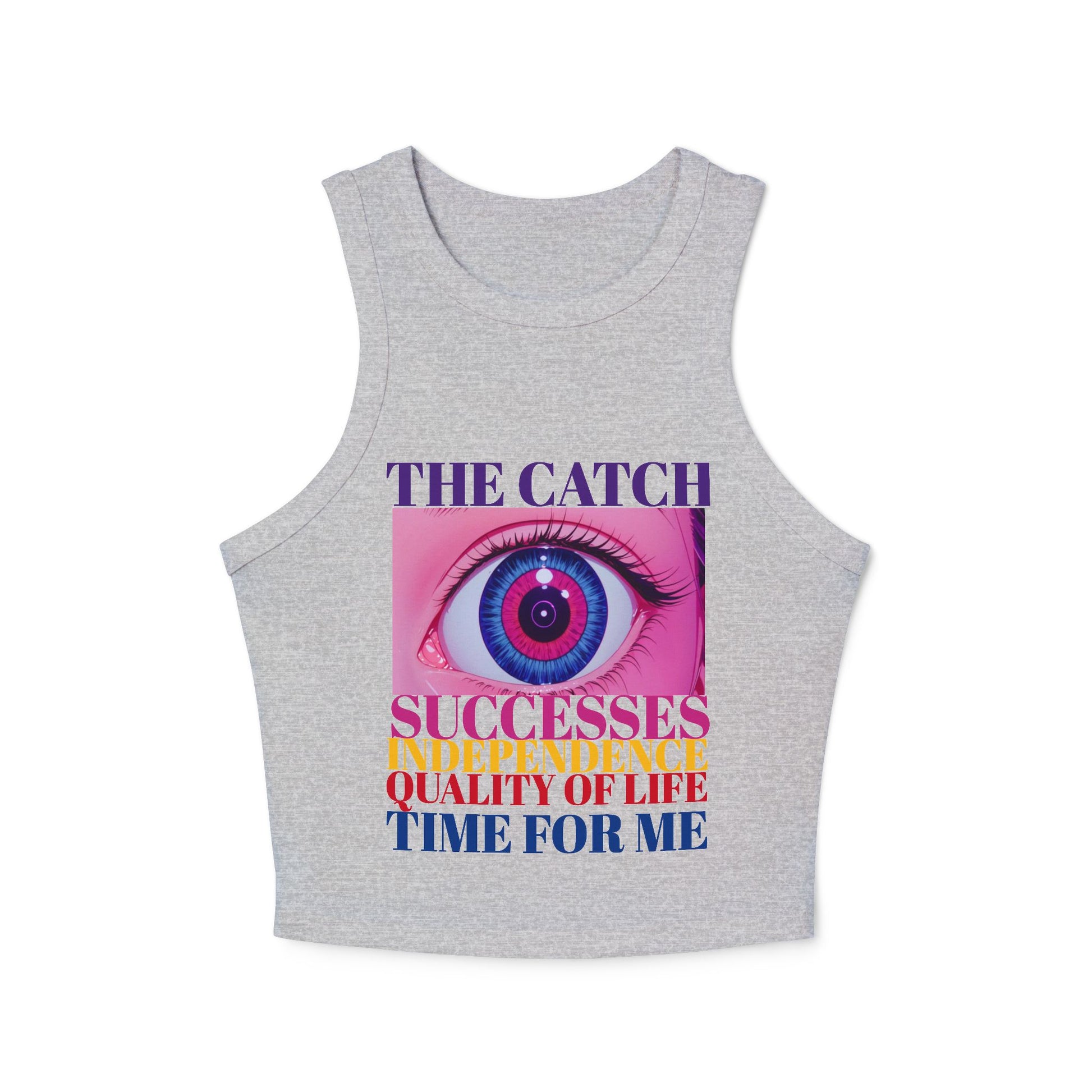 Women's Micro Rib Racer Tank Top - THE CATCH