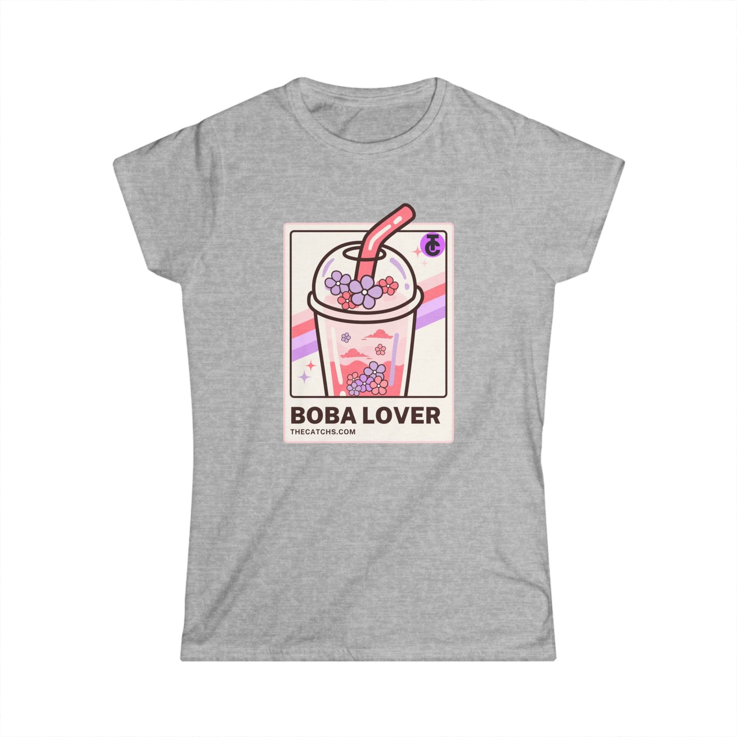 Boba Lover Women's T-Shirt | Cute Tea Tee, Gift for Tea Lovers, Summer Casual Top, Fun Fashion - THE CATCH