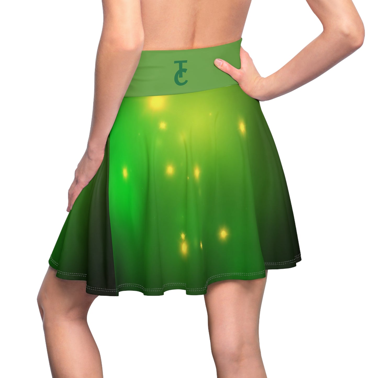 Vibrant Women's Skater Skirt, Whimsical AOP Dress, Spring Fashion, Party Outfit, Festive Style, Eco-Friendly Skirt - THE CATCH