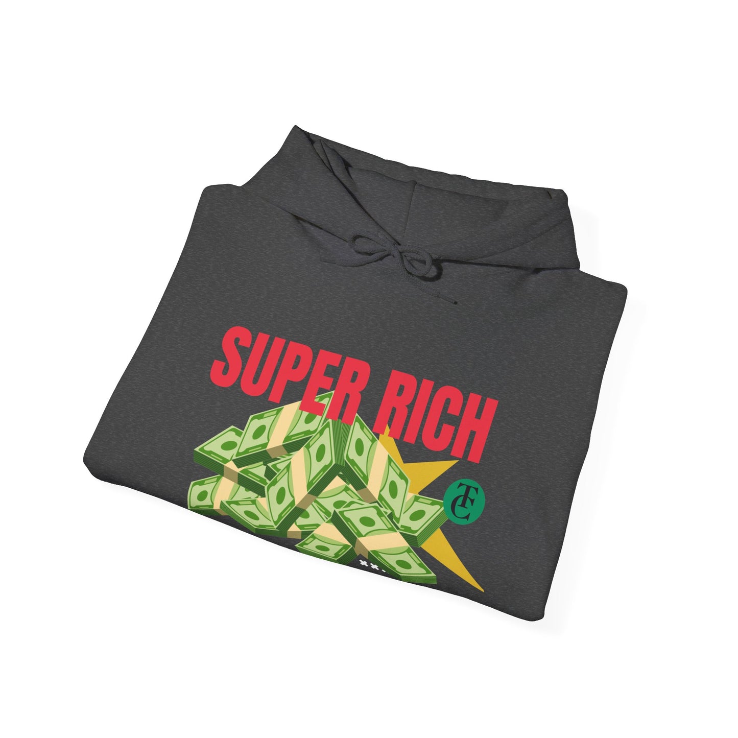 Super Rich Hoodie: Casual, Trendy Sweatshirt for Wealth Enthusiasts, Perfect Gift for Birthdays, Graduations, Holidays