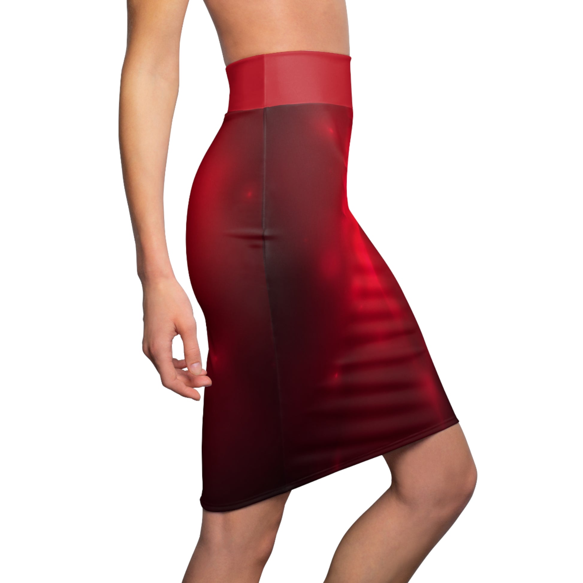 Bloody Mary- Red Women's Pencil Skirt, Elegant Skirt, Office Wear, Night Out Attire, Holiday Parties, Fashionable Dress - THE CATCH