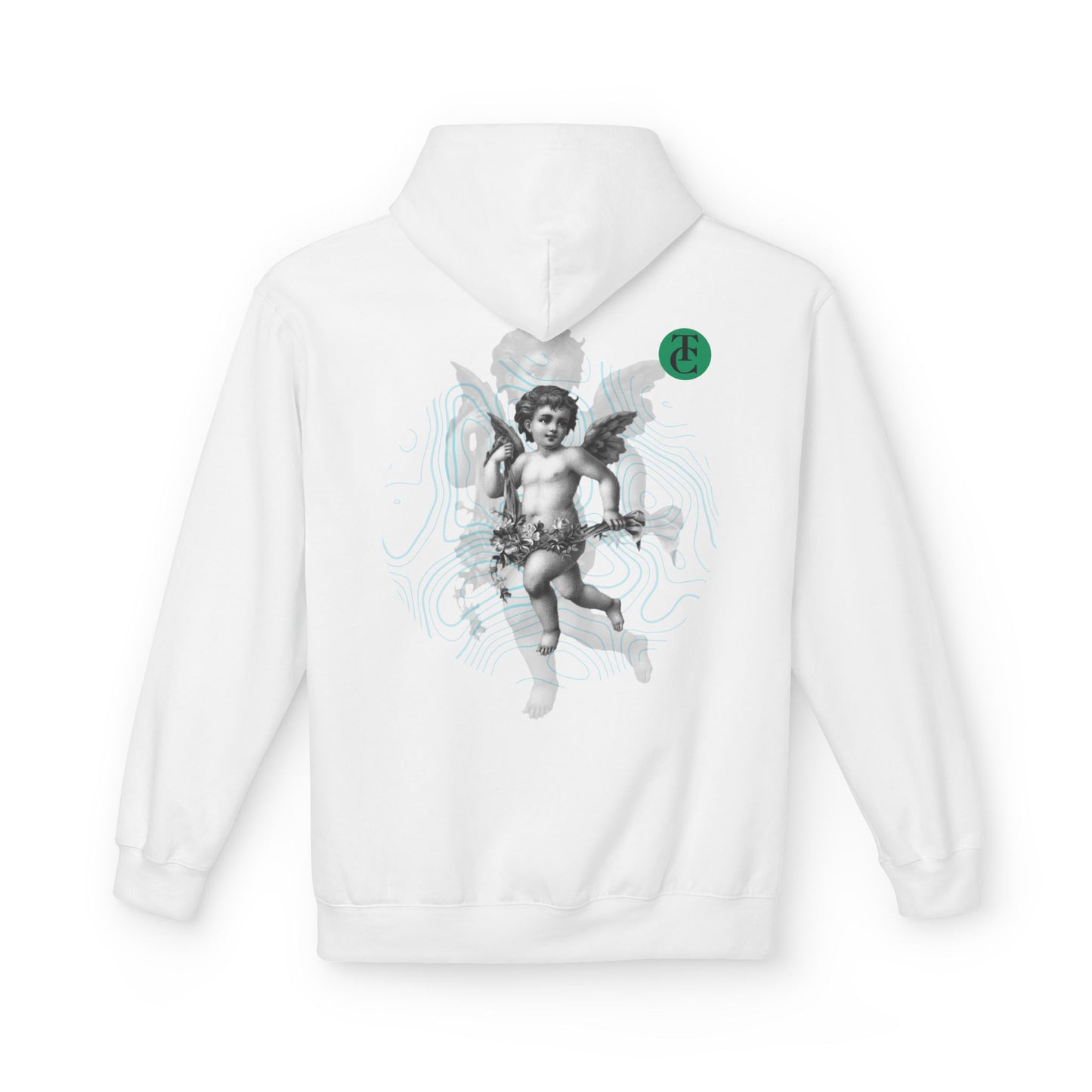Fleece Hoodie with Cupid Design - Softstyle, Comfortable, Perfect for Casual Wear - THE CATCH