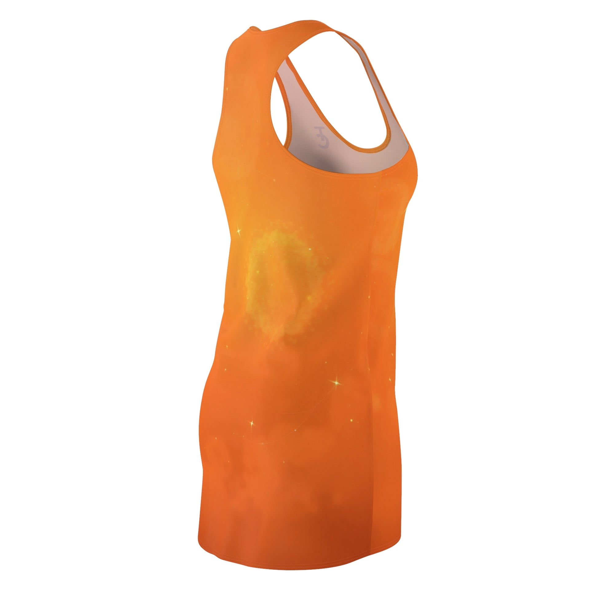 Vibrant Sunset Racerback Dress - Perfect for Summer Days, Beach Trips, Festivals, Casual Outings, Vacation Wear - THE CATCH
