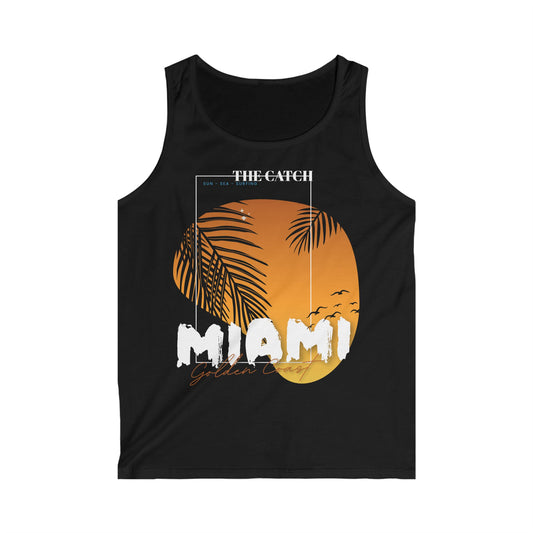 Miami Golden Coast Tank Top – Summer Vibes for Beach Lovers - THE CATCH
