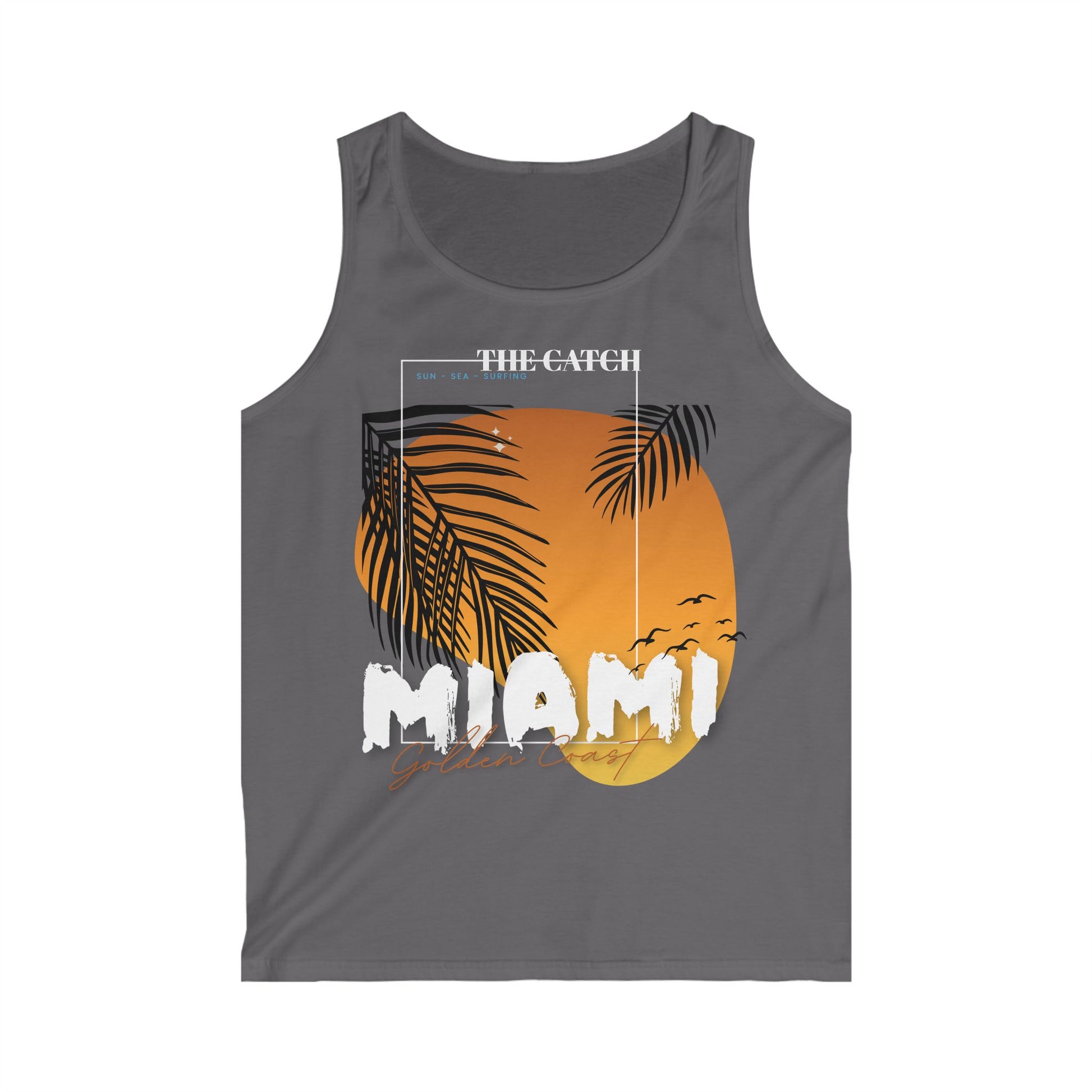 Miami Golden Coast Tank Top – Summer Vibes for Beach Lovers - THE CATCH
