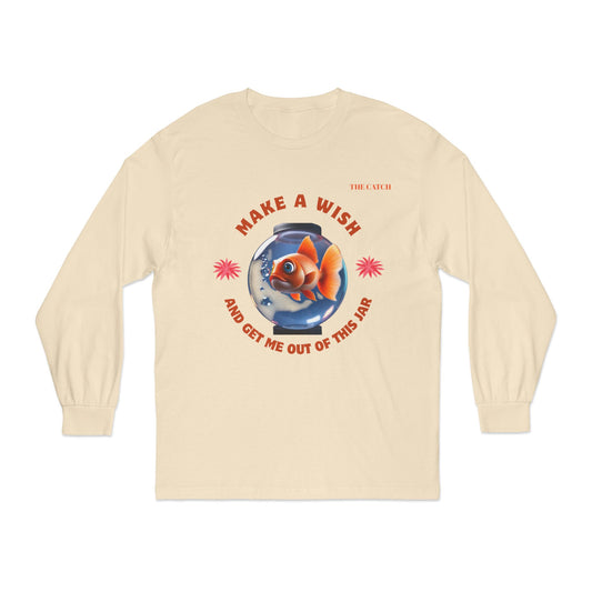 Make a Wish Fish Long Sleeve T-Shirt –  Classic Tee for Dreamers