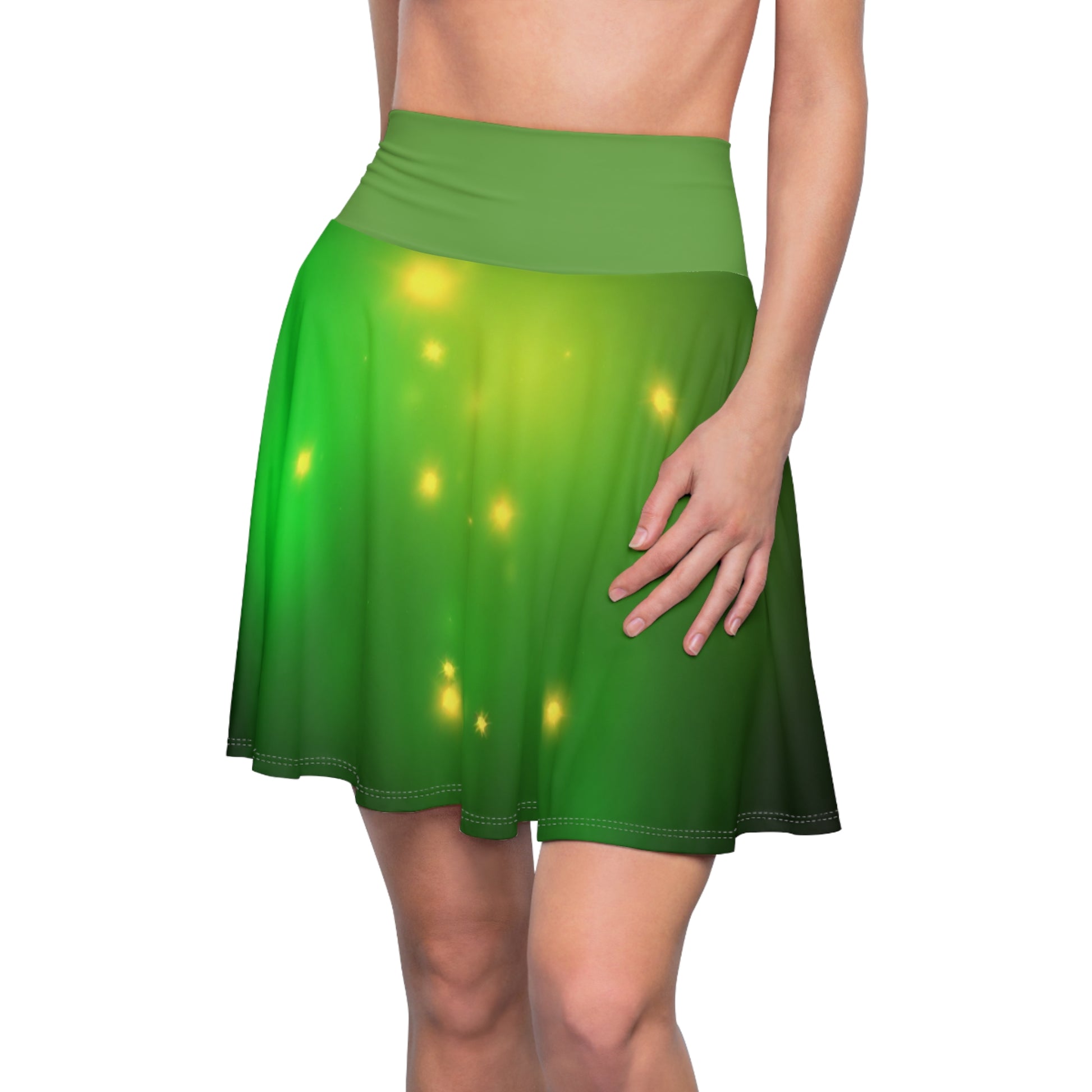 Vibrant Women's Skater Skirt, Whimsical AOP Dress, Spring Fashion, Party Outfit, Festive Style, Eco-Friendly Skirt - THE CATCH