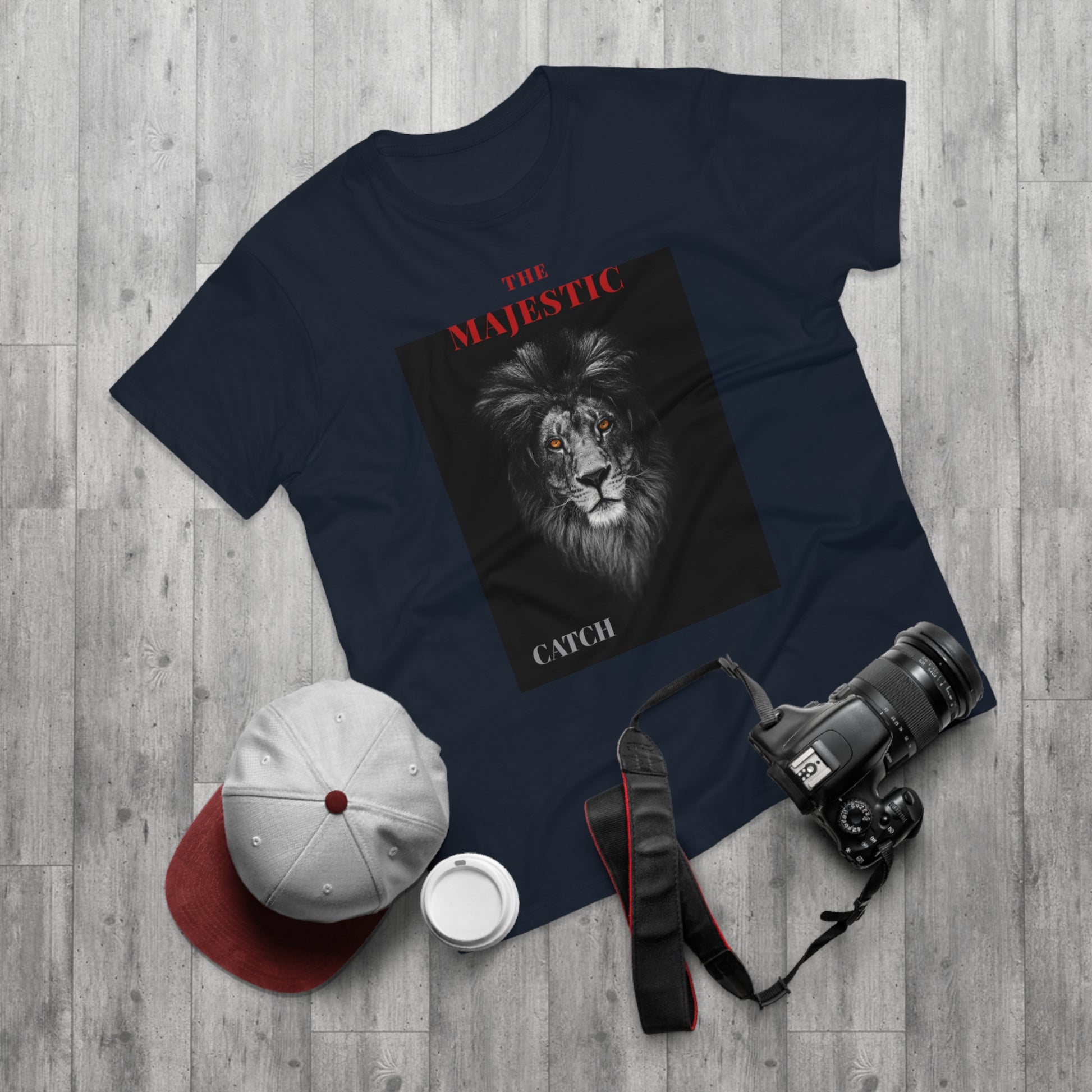 Majestic Lion Graphic T-Shirt for Men - Catch the Vibe - THE CATCH