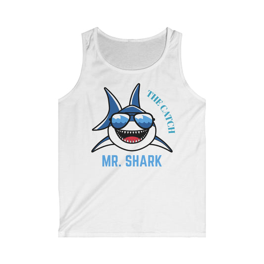 Mr. Shark Summer Tank Top - Perfect for Beach Days & Parties - THE CATCH
