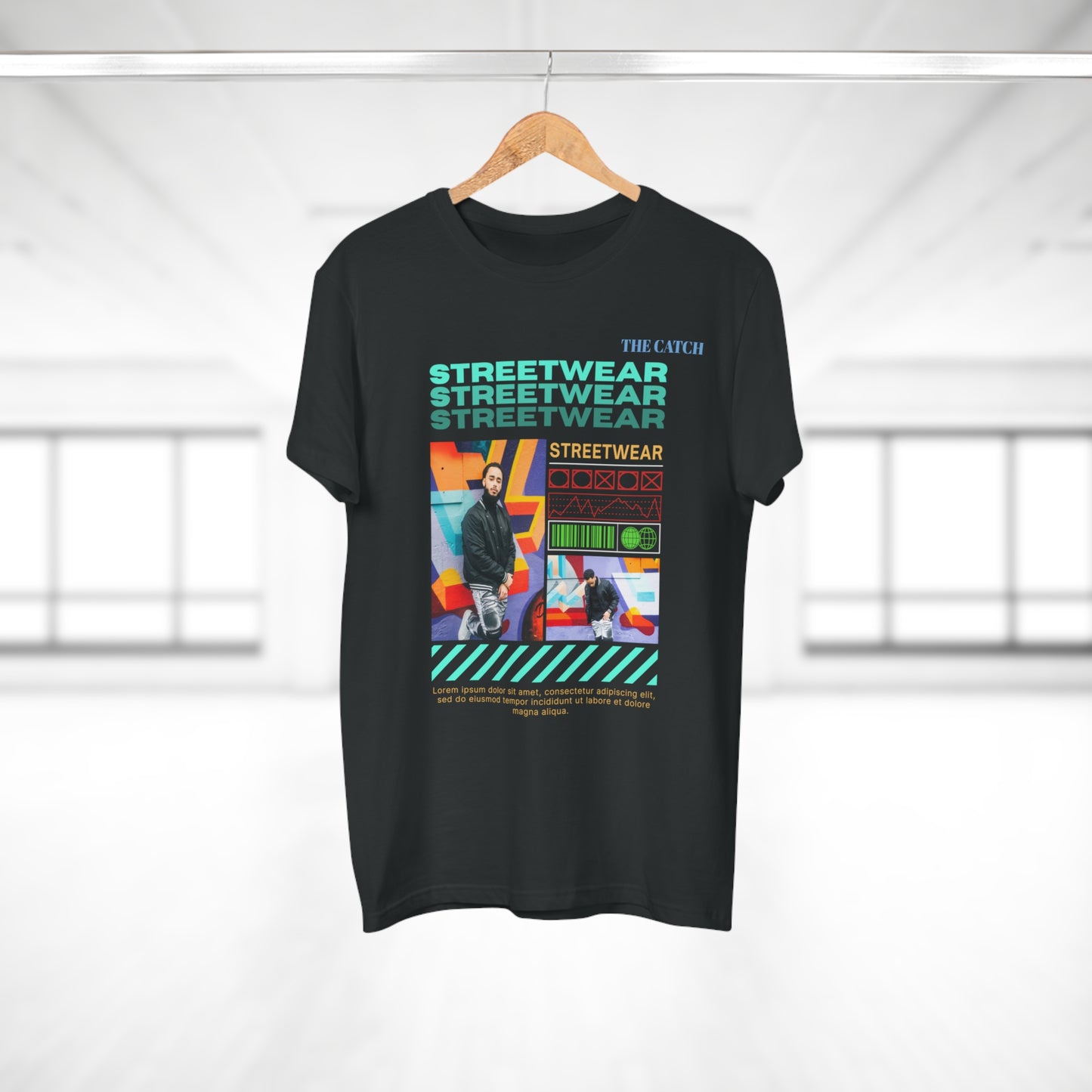 Streetwear Graphic Men's T-Shirt - Casual Urban Style