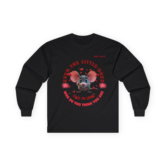 Cute Mouse Love Long Sleeve Tee - Perfect Gift for Animal Lovers