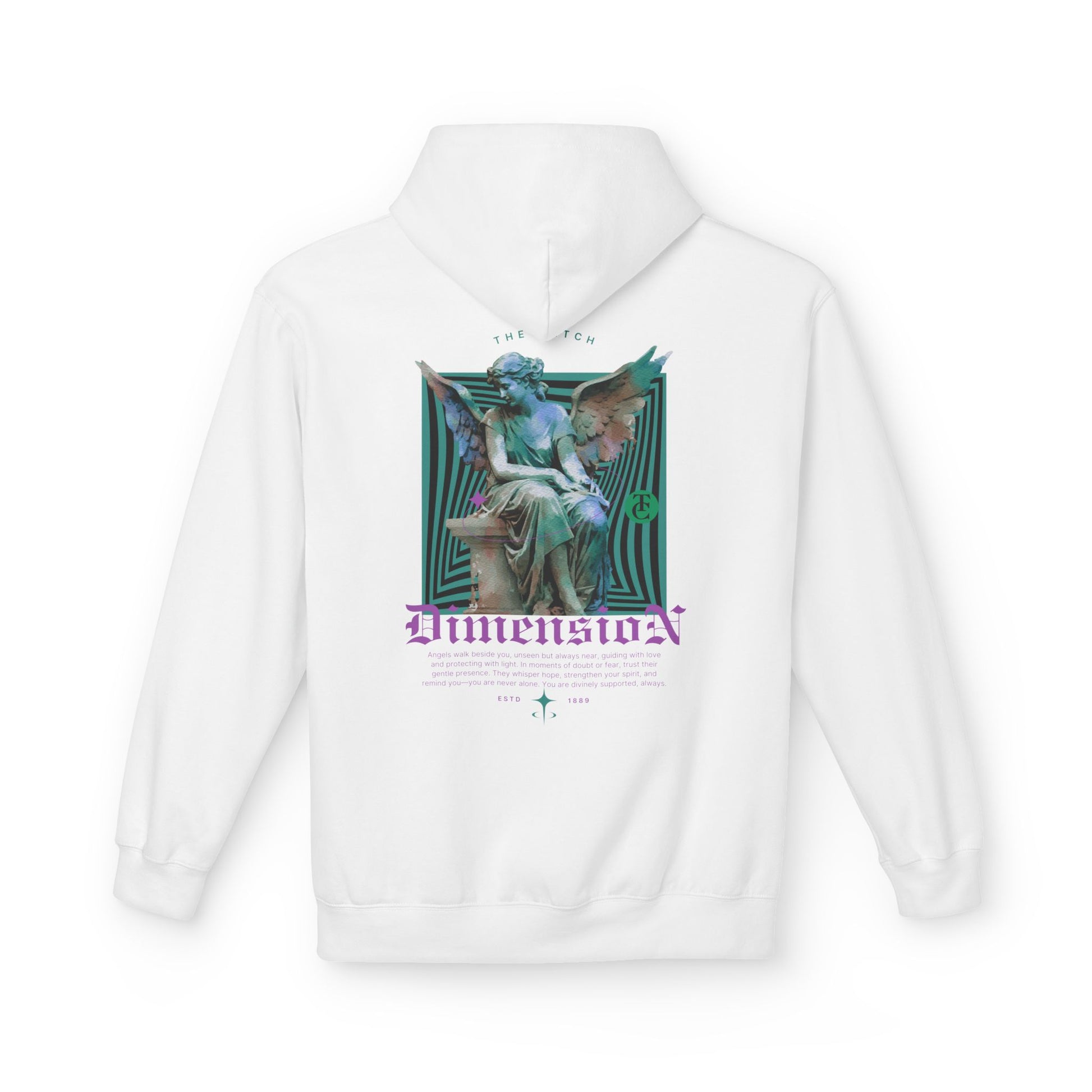 Cosmic Dimension Hoodie | Softstyle Fleece Wear, Unique Graphic Pullover, Gift for Astronomers, Casual Streetwear - THE CATCH