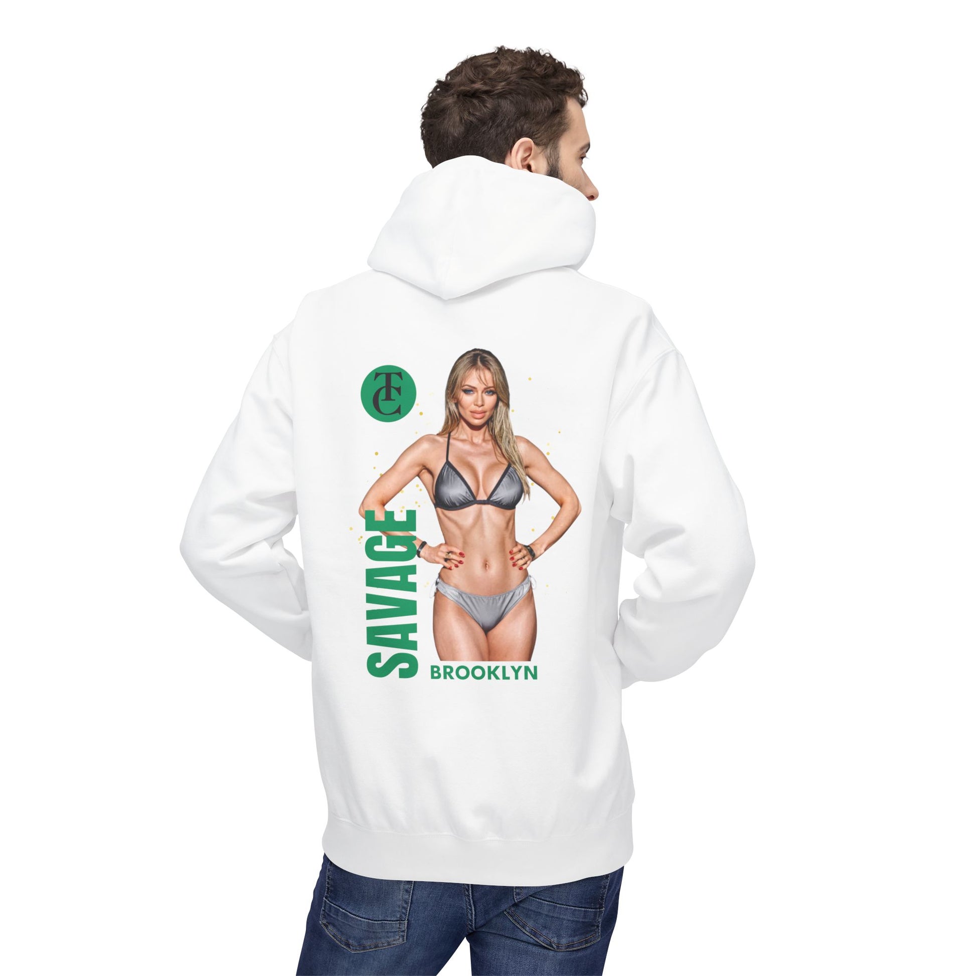 Savage Brooklyn Midweight Fleece Hoodie - Casual Streetwear Fashion - THE CATCH