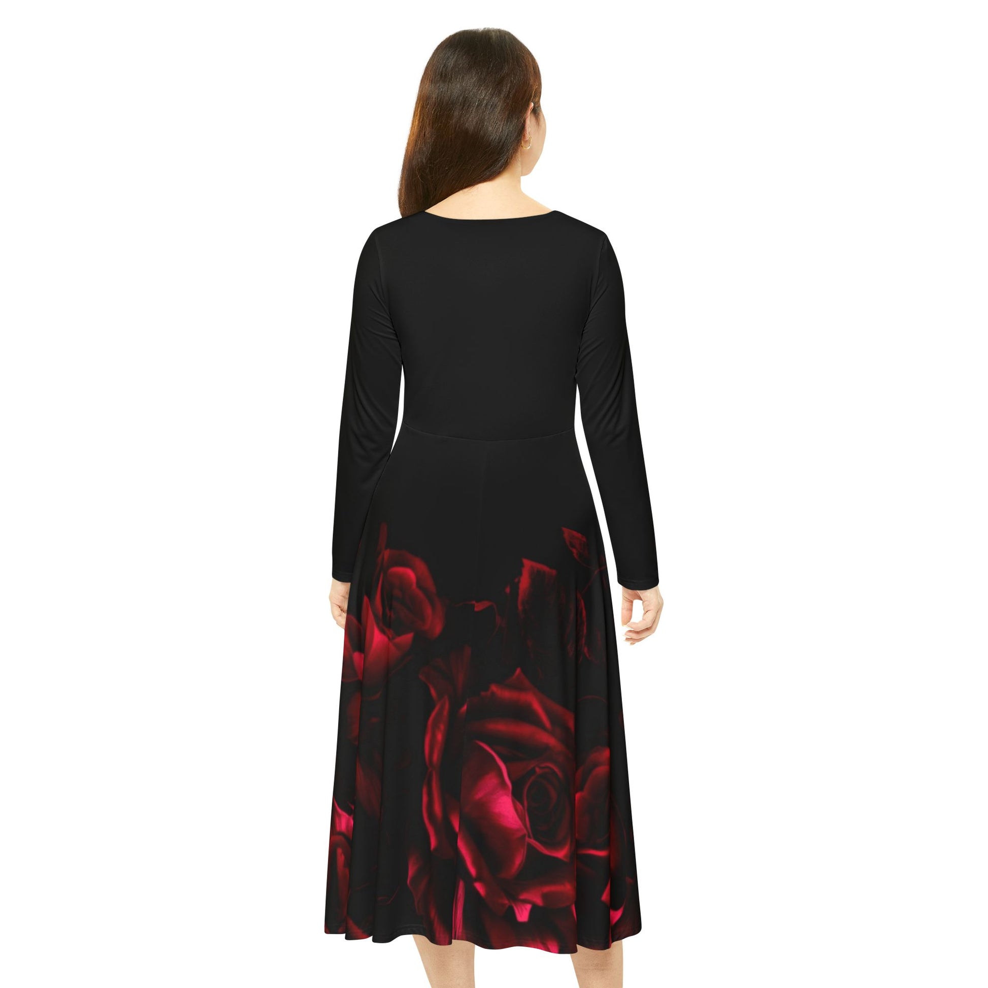 Women's Long Sleeve Dance Dress (AOP) - THE CATCH