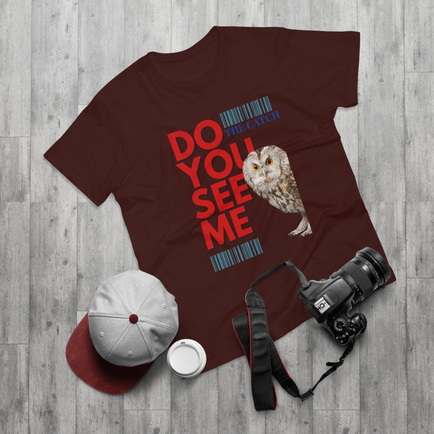 Funny Owl T-Shirt - 'Do You See Me?' Graphic Tee for Nature Lovers
