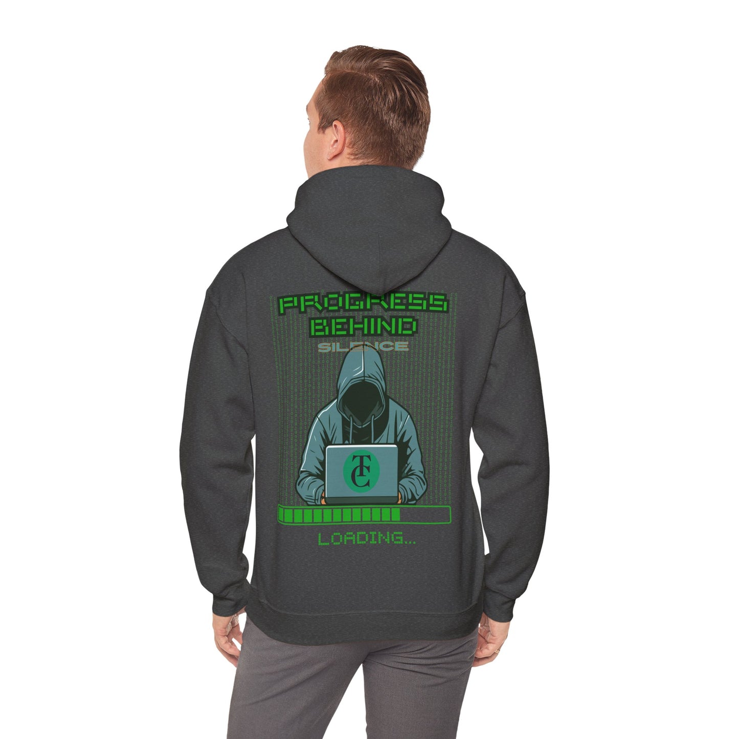 Tech-Inspired Heavy Blend Hoodie, Perfect for Gamers, Casual Wear, Unique Gift, Cozy Sweatshirt for Tech Lovers