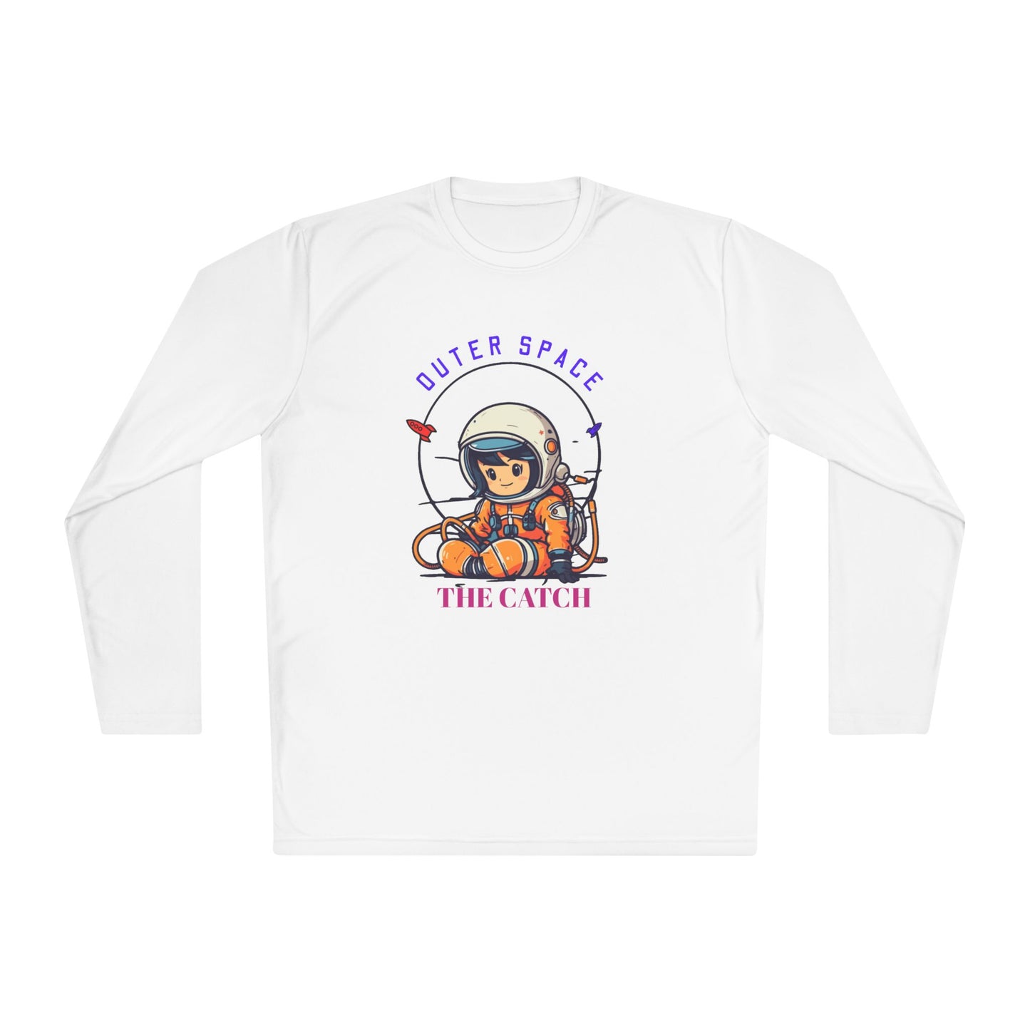 Outer Space Astronaut Lightweight Long Sleeve Tee - THE CATCH