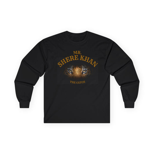 Mr. Shere Khan Long Sleeve Tee - Bold Graphic Tees for Tiger Lovers - THE CATCH