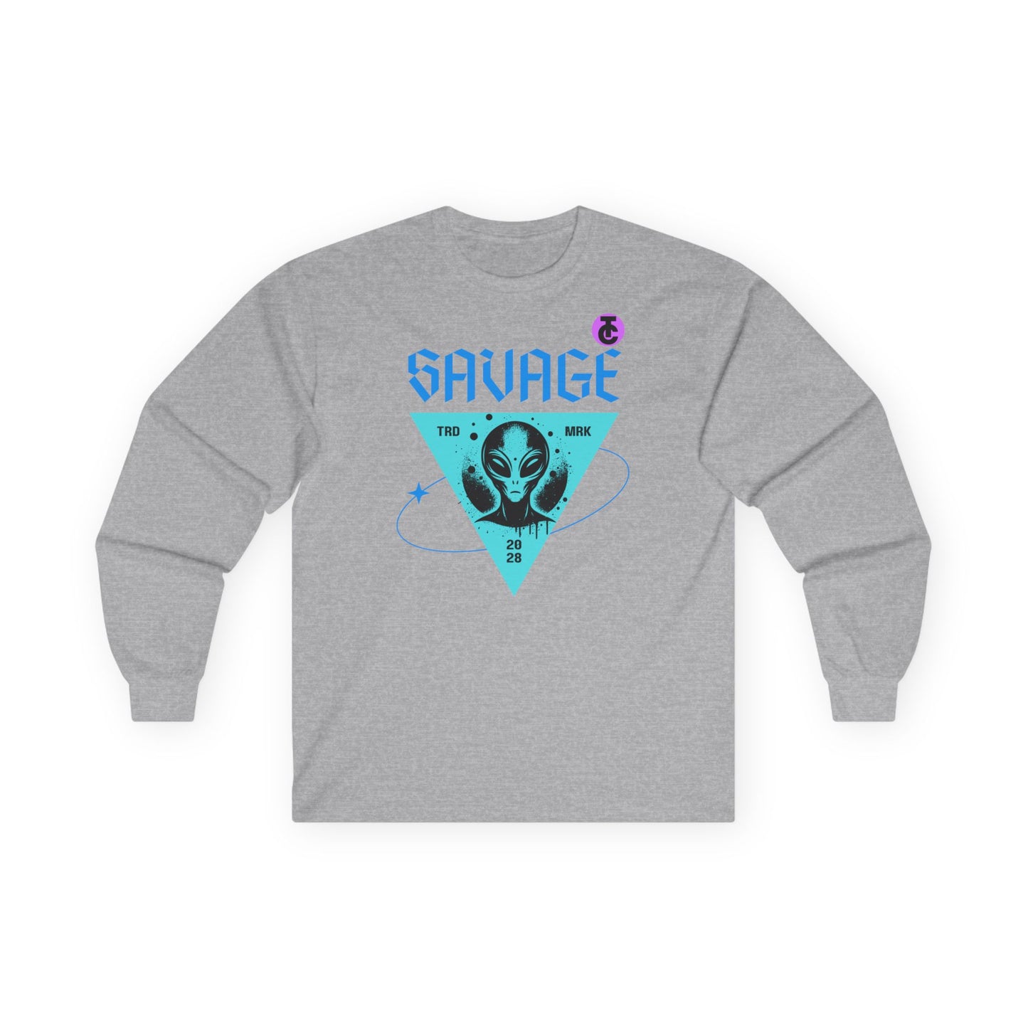 Savage Alien Long Sleeve Tee -Ultra Cotton Shirt for Casual Style - THE CATCH