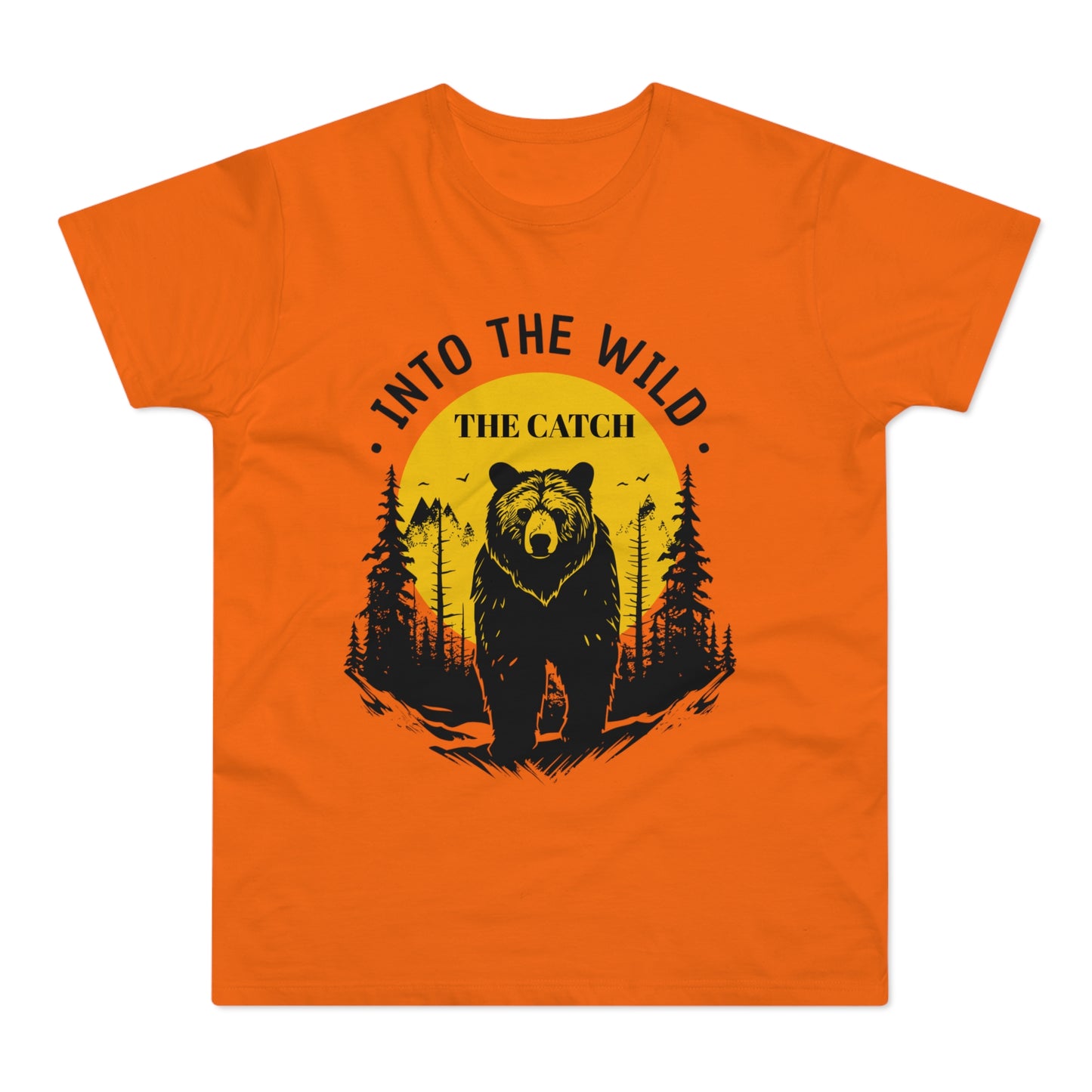 Men's Outdoor Adventure T-Shirt | Into the Wild Bear Design - THE CATCH