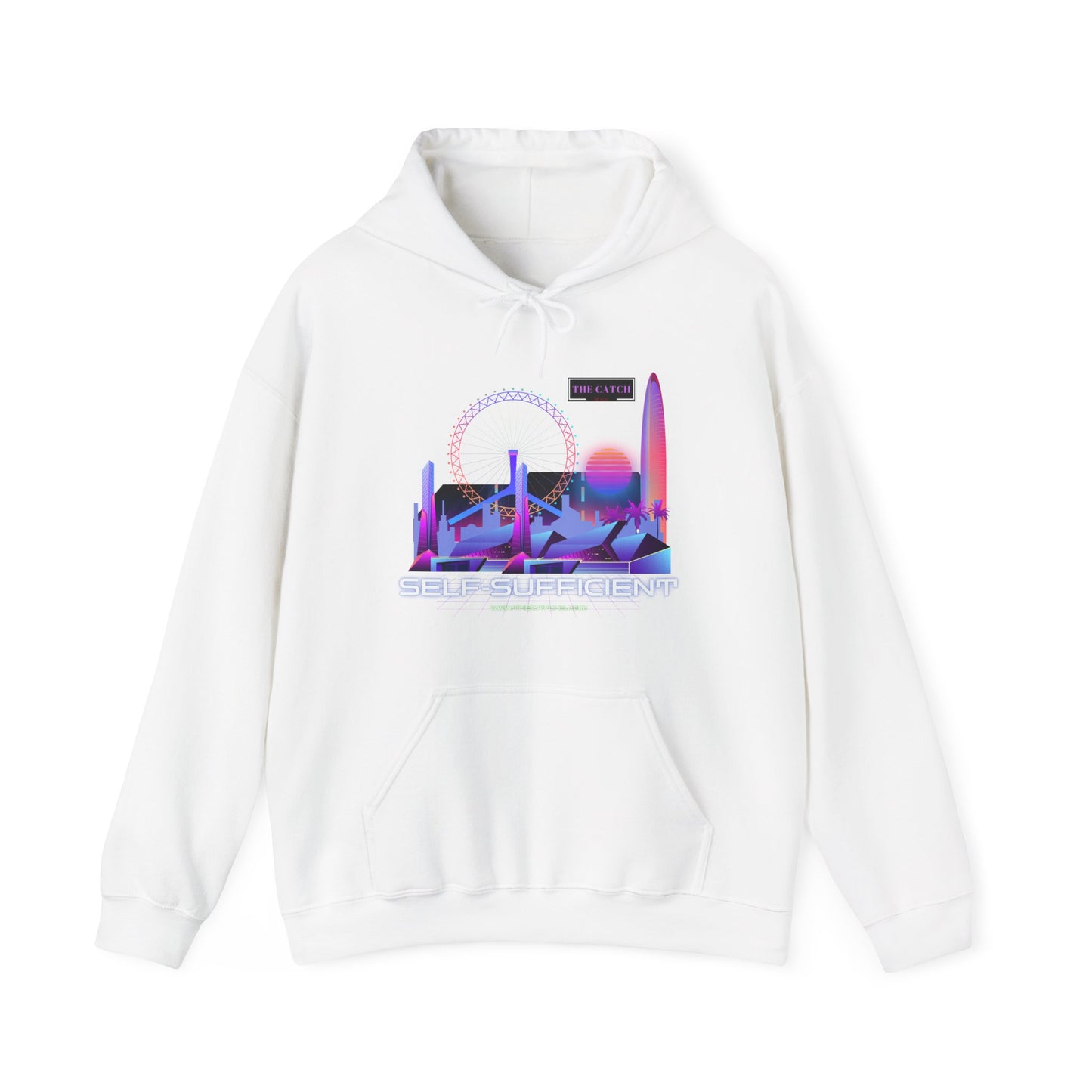 Retro Vibes Hooded Sweatshirt - Comfortable Streetwear, Perfect for Gifts, Relaxed Style, Fashion, Casual Wear - THE CATCH
