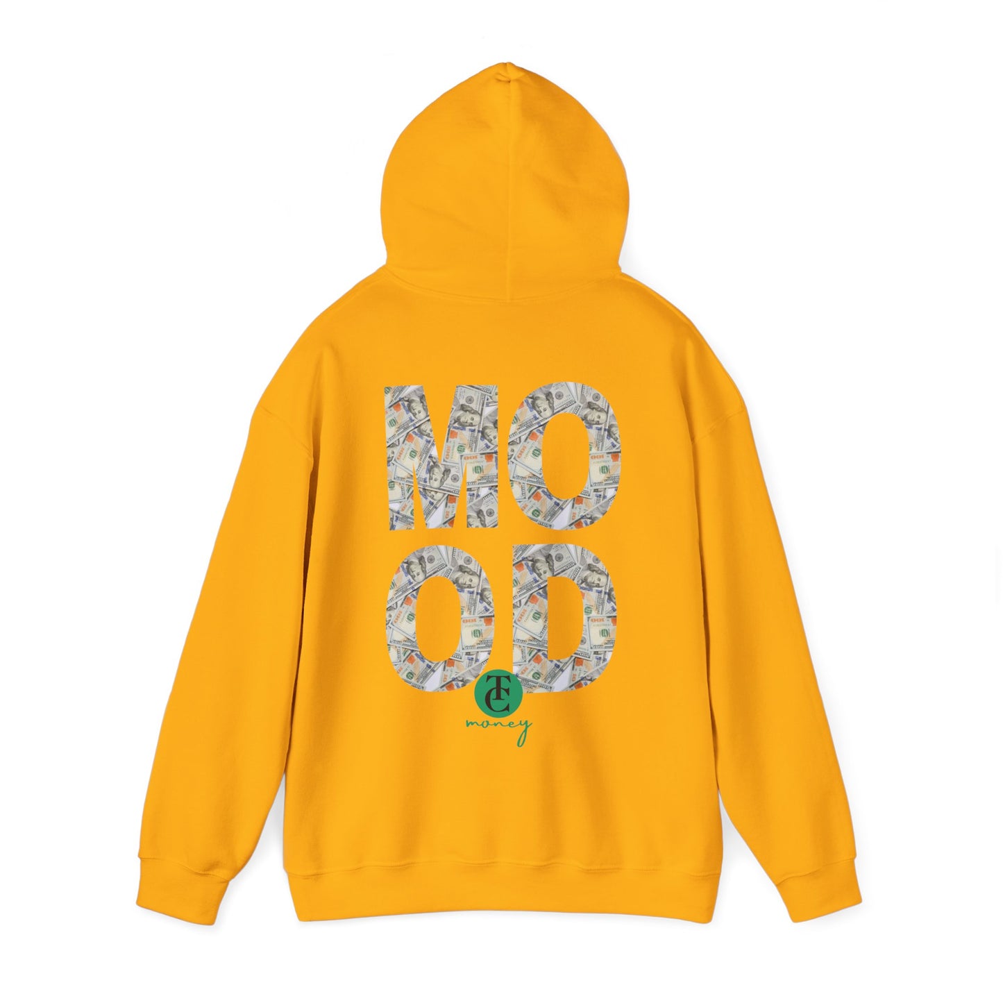 Trendy Hooded Sweatshirt - 'MOOD' Graphic, Comfortable Streetwear, Gift for Friends, Cozy Lounge Wear, Casual Outfit