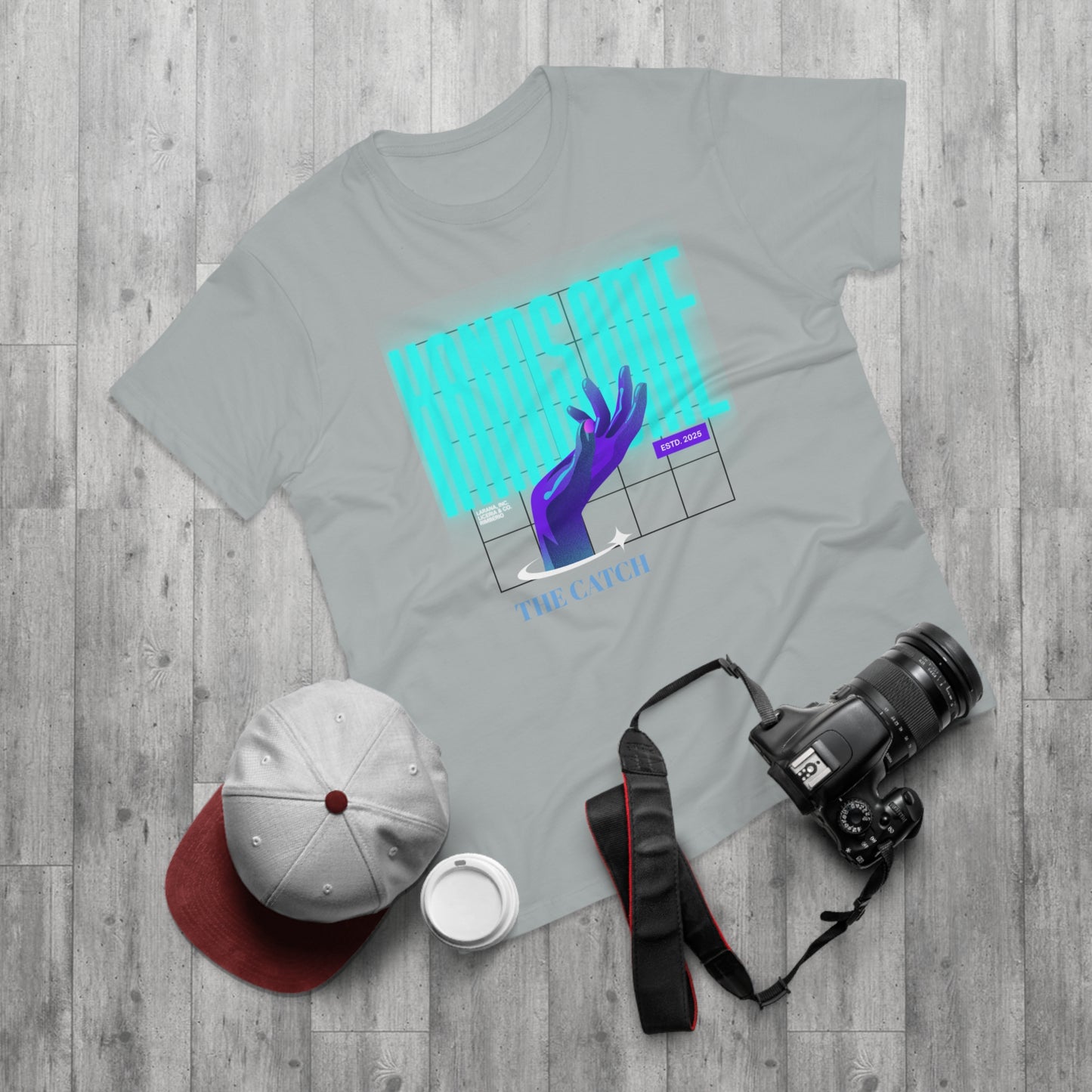 Stylish Graphic Tee for Men - 'Handsome' Design