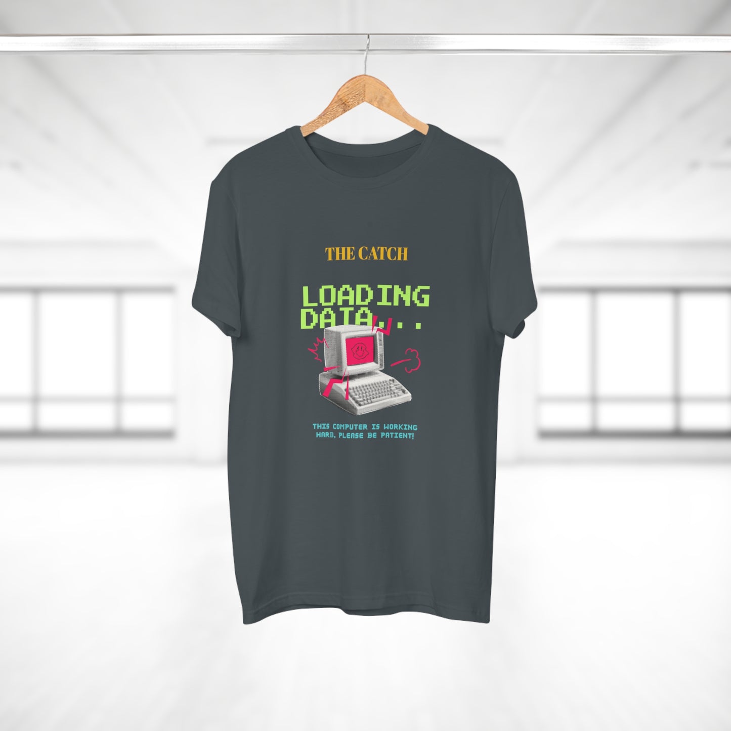 Retro Gamer Loading Data T-Shirt for Men