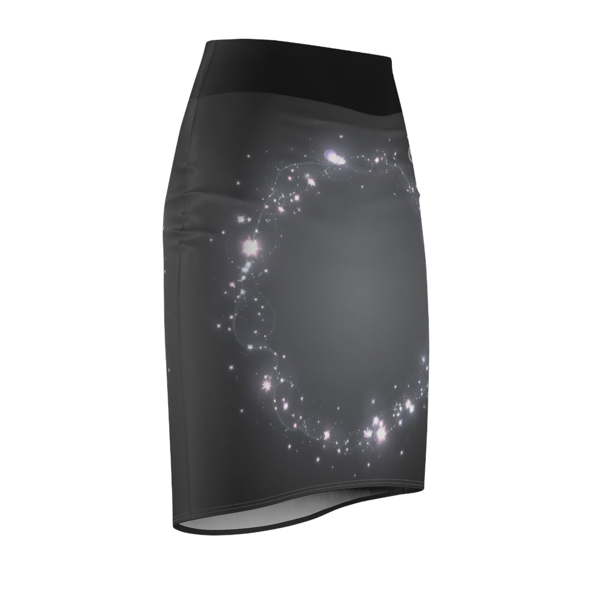 Celestial Print Women's Pencil Skirt, Galaxy Design Skirt, Stylish Office Wear, Night Out Fashion, Unique Gift for Her - THE CATCH
